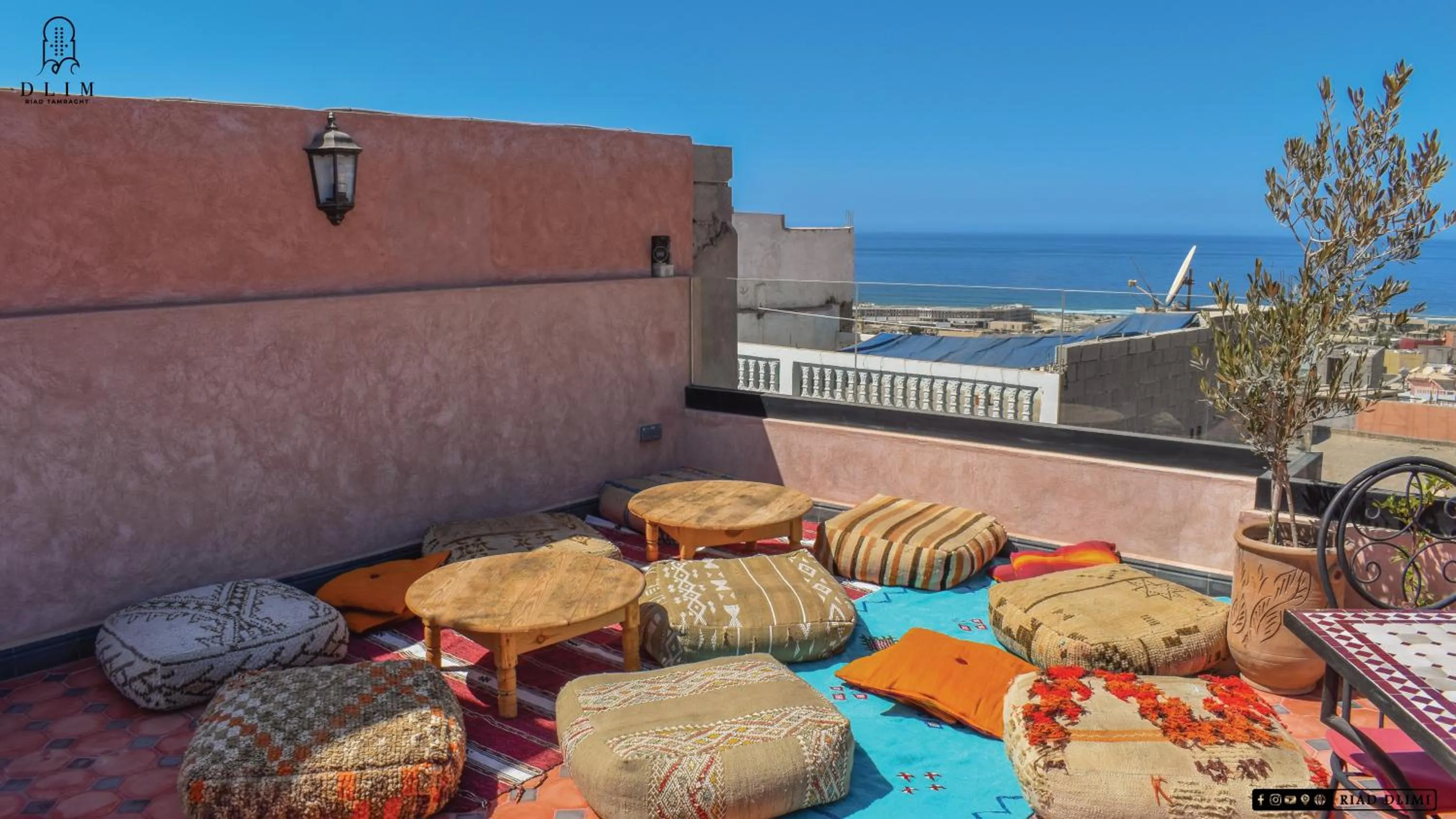 Patio in Auberge RIAD DLIM Tamraght