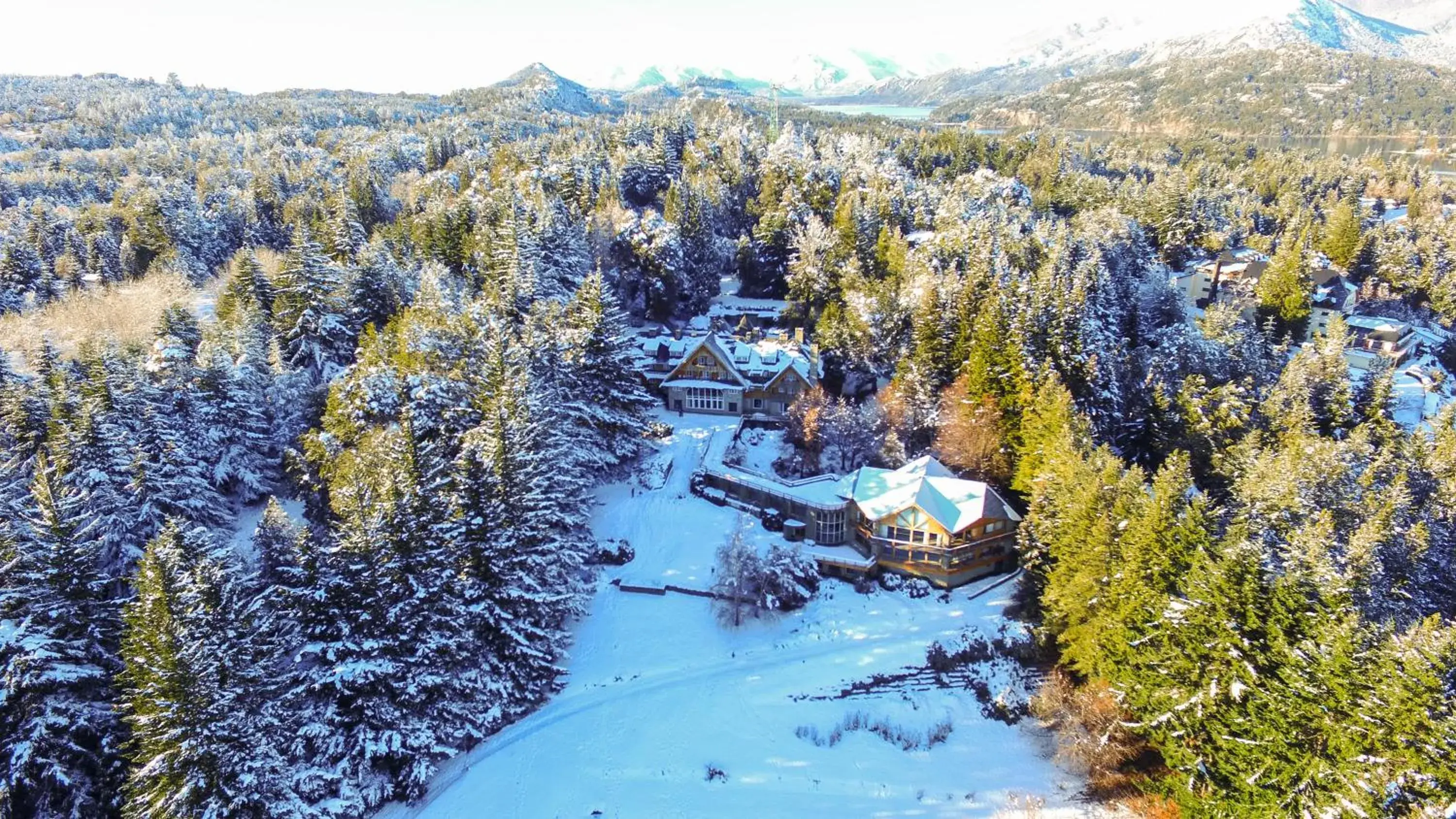 Garden view in Hotel Tunquelén Garden view in Hotel Tunquelén