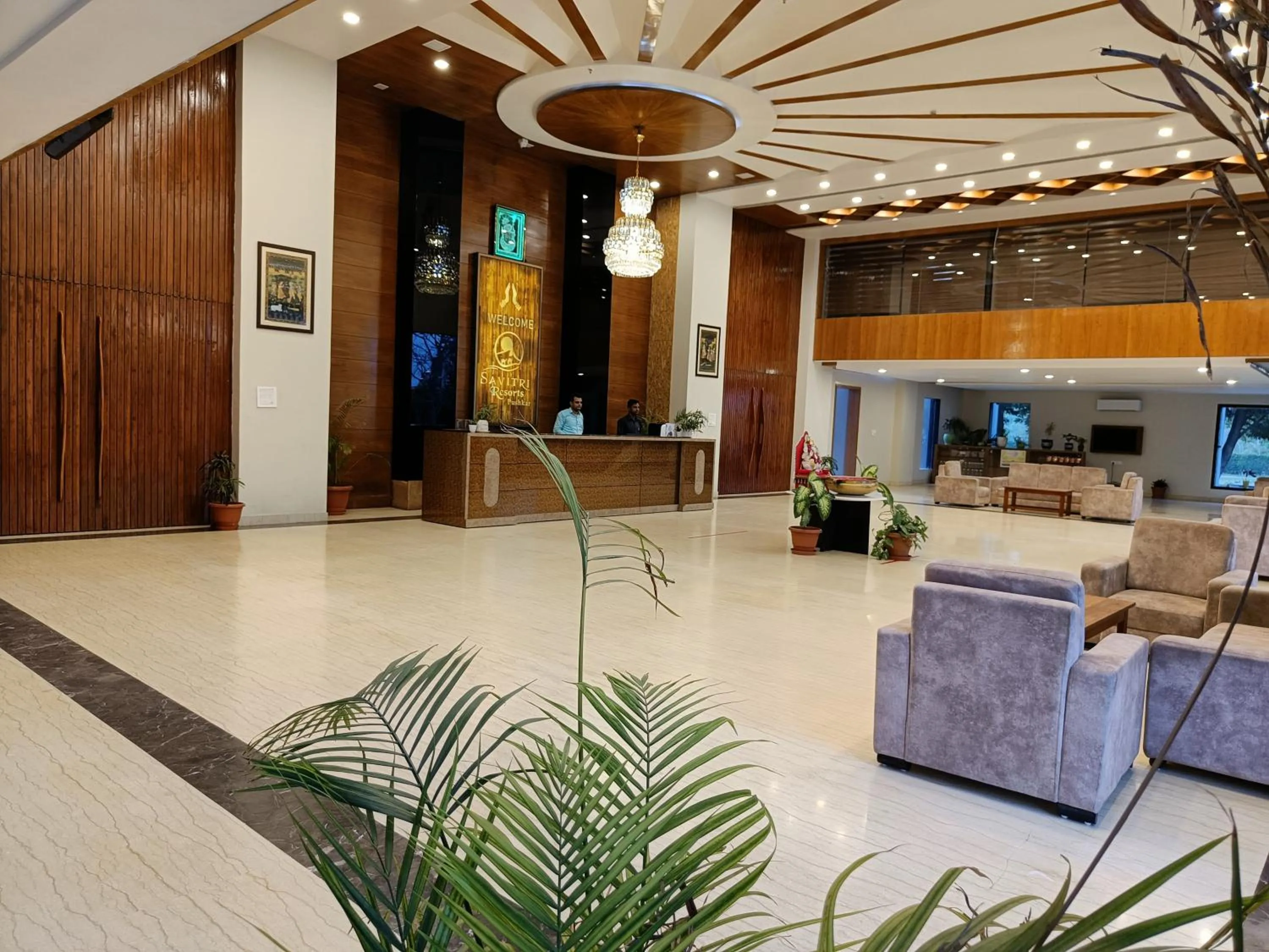 Lobby or reception in Savitri Resort