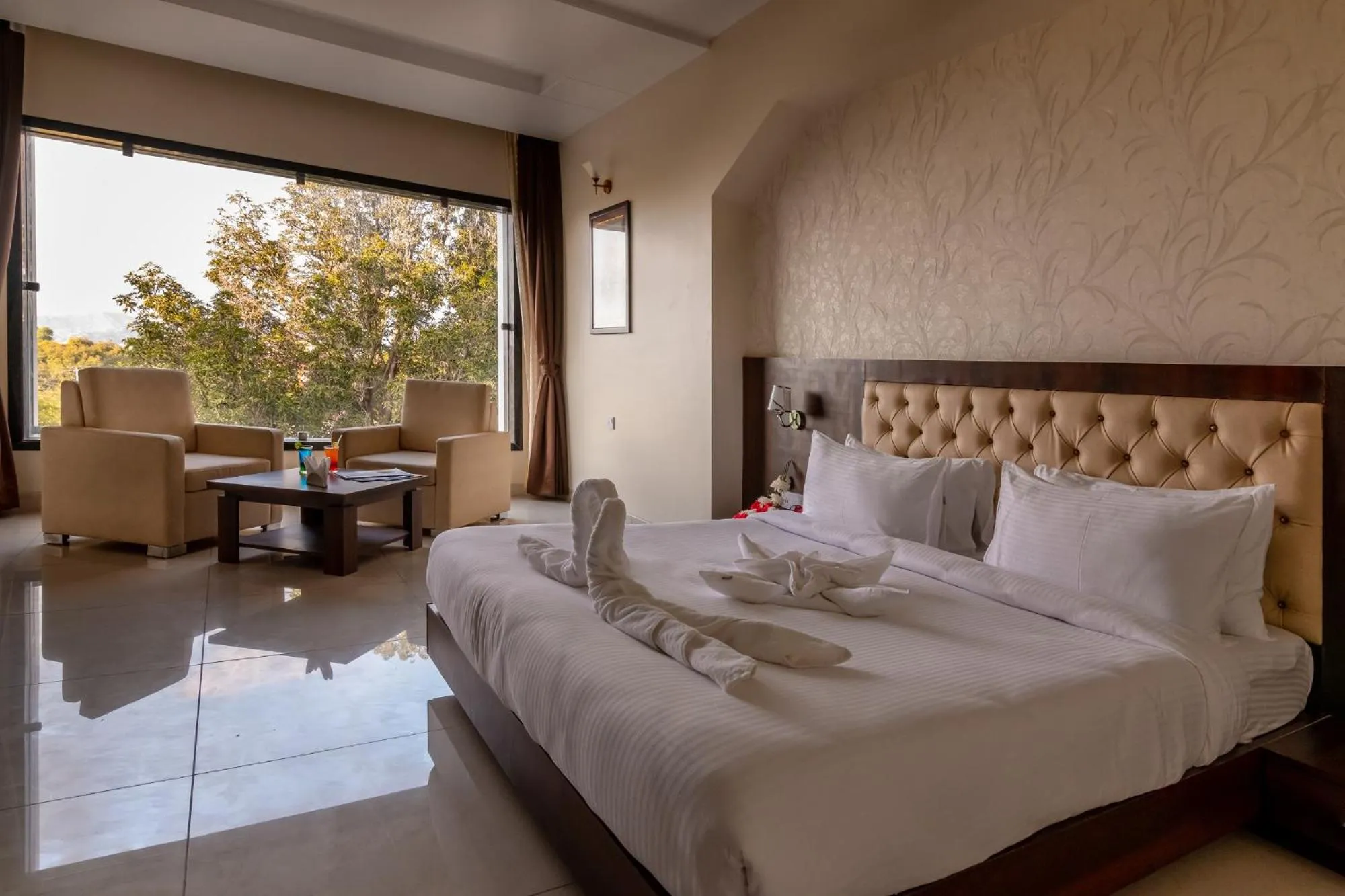 Bed in Savitri Resort