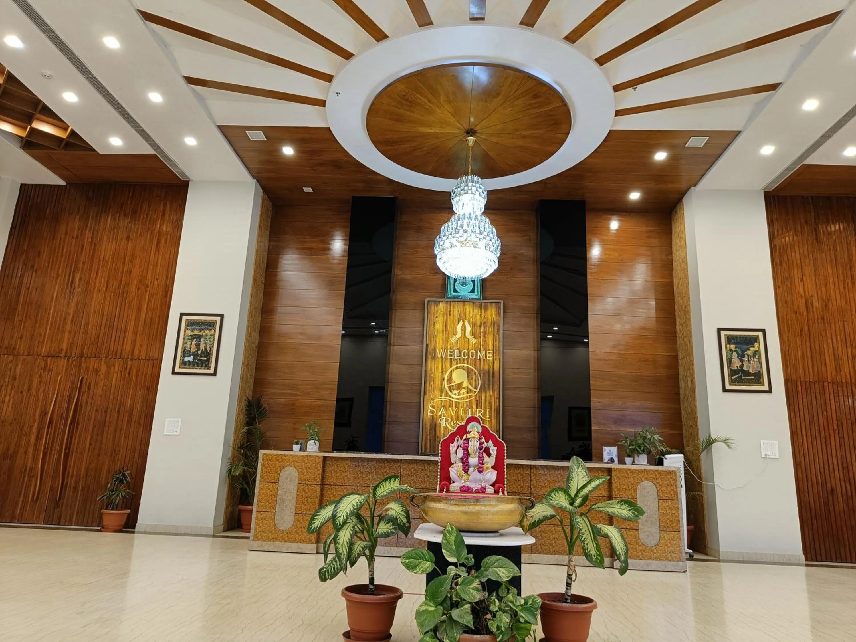 Lobby or reception in Savitri Resort