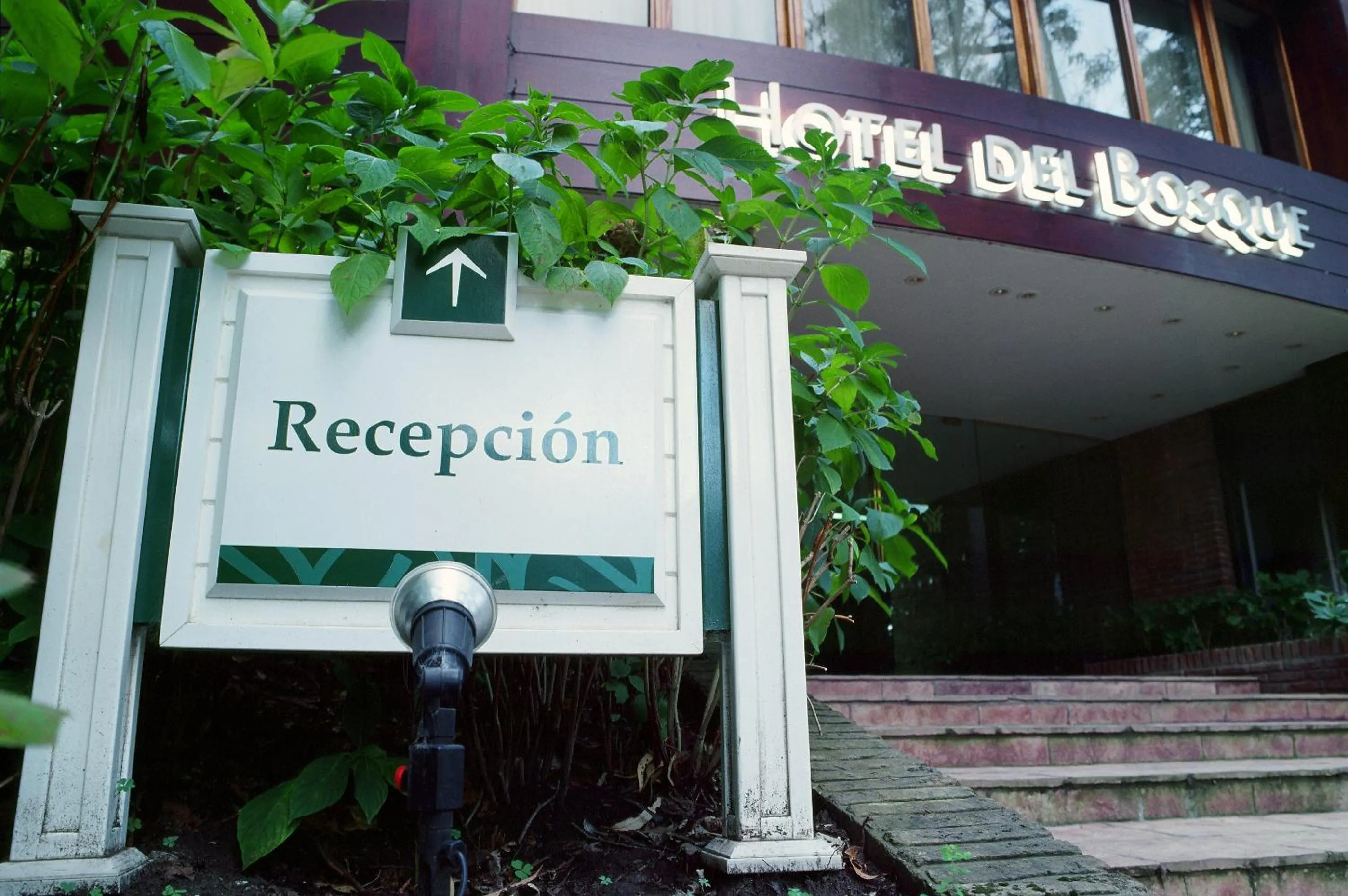 Facade/entrance in Hotel del Bosque