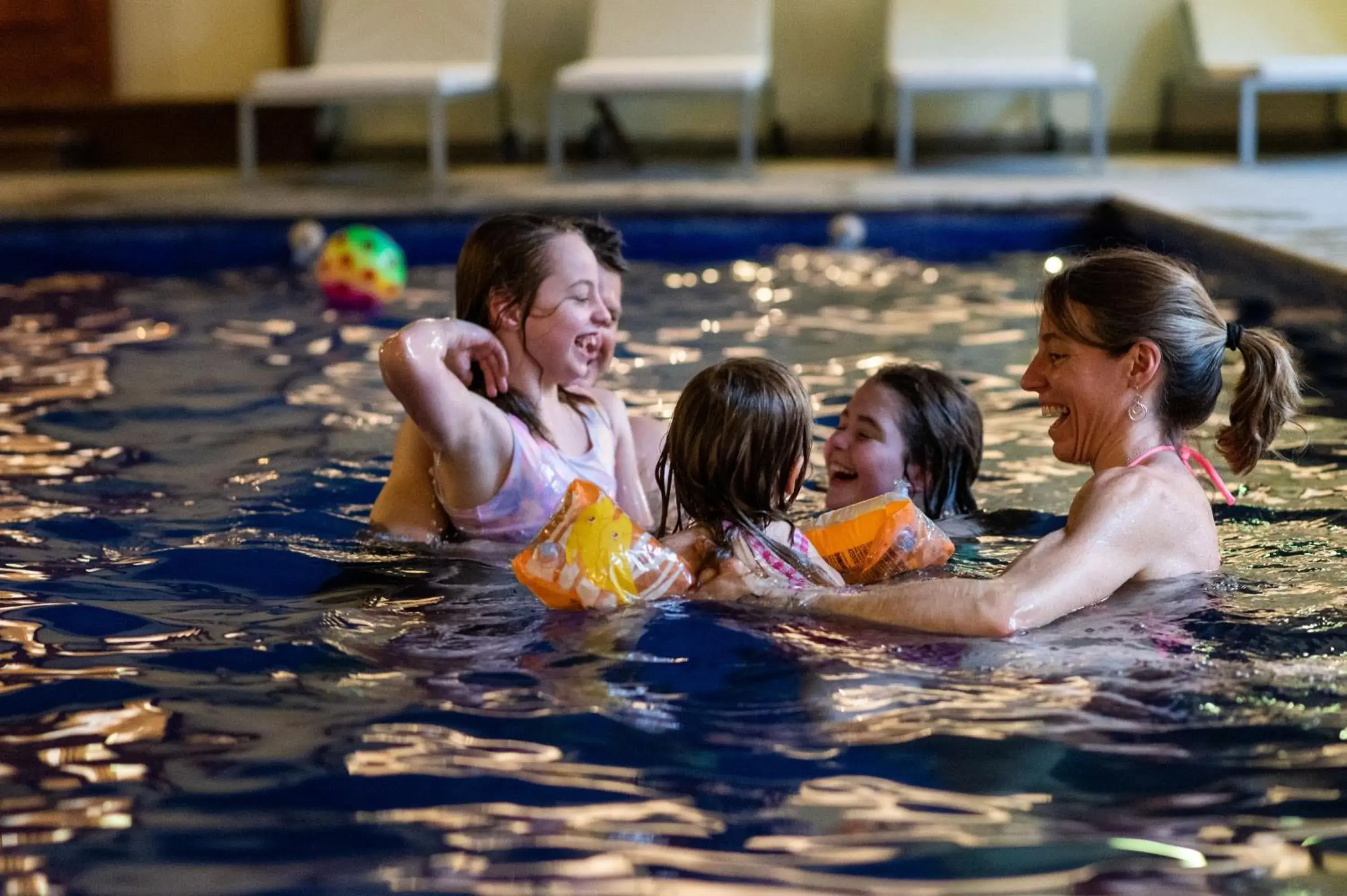 Swimming pool in Hotel del Bosque Swimming pool in Hotel del Bosque