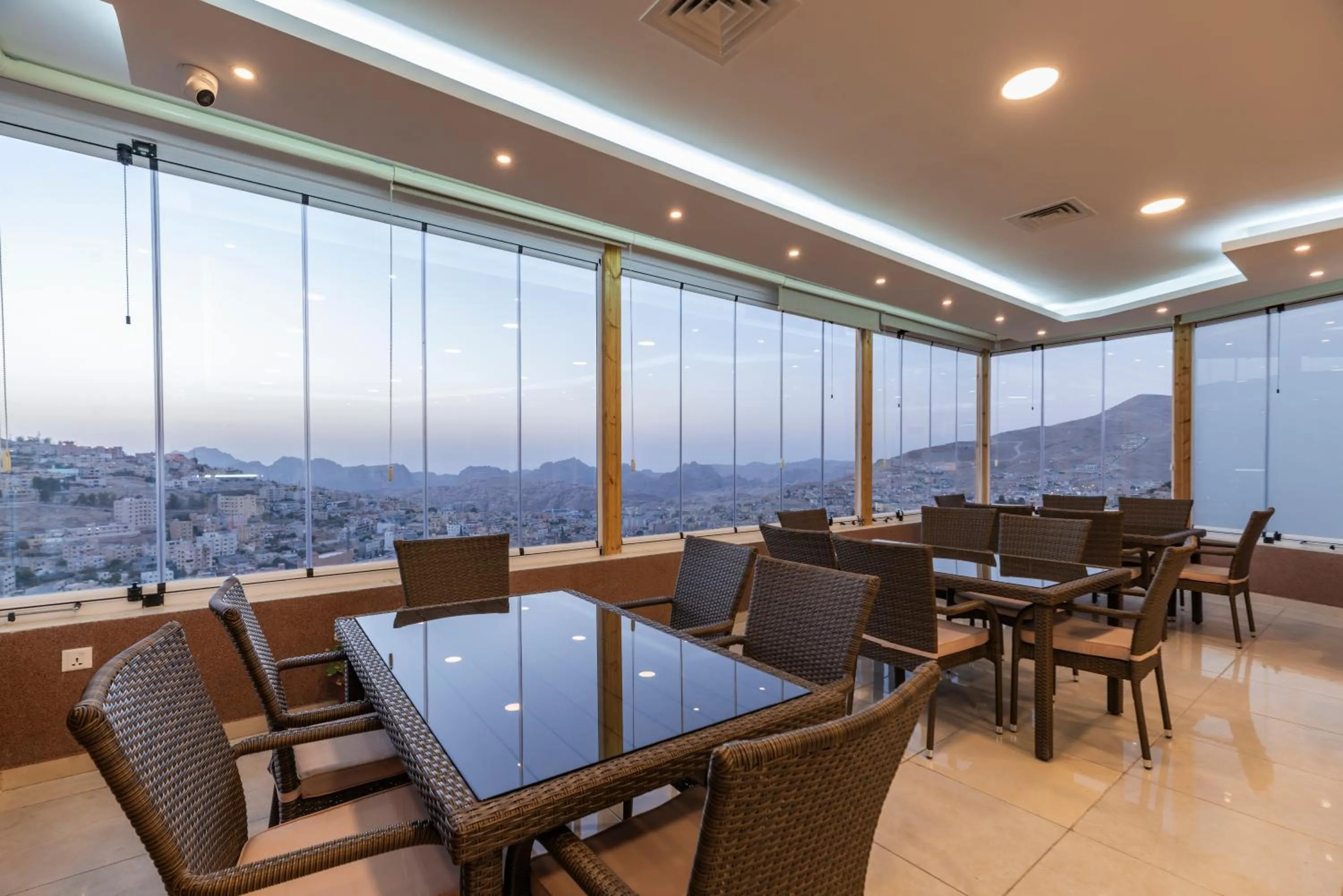 Seating area in Petra Elite Hotel