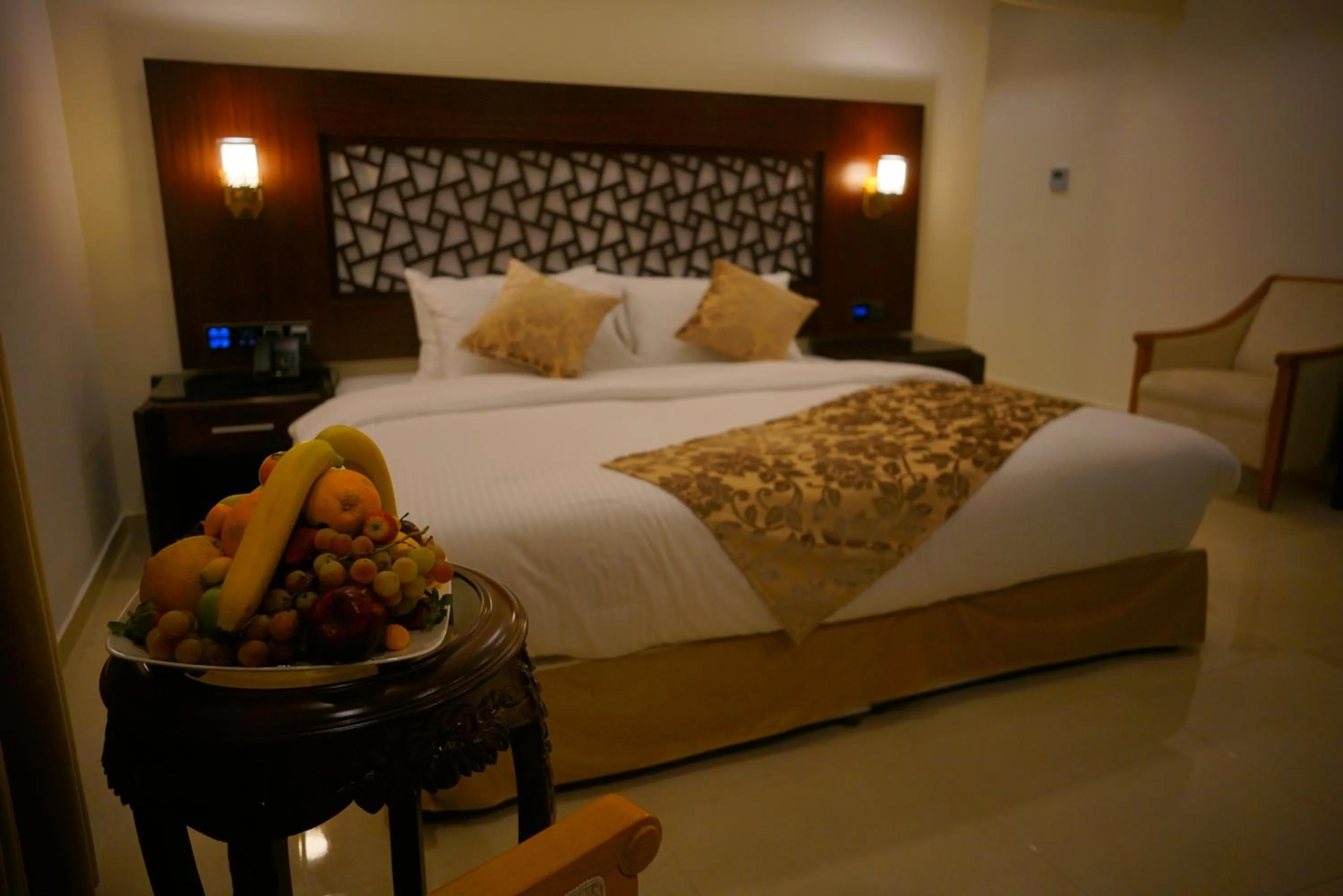 Bed in Petra Elite Hotel