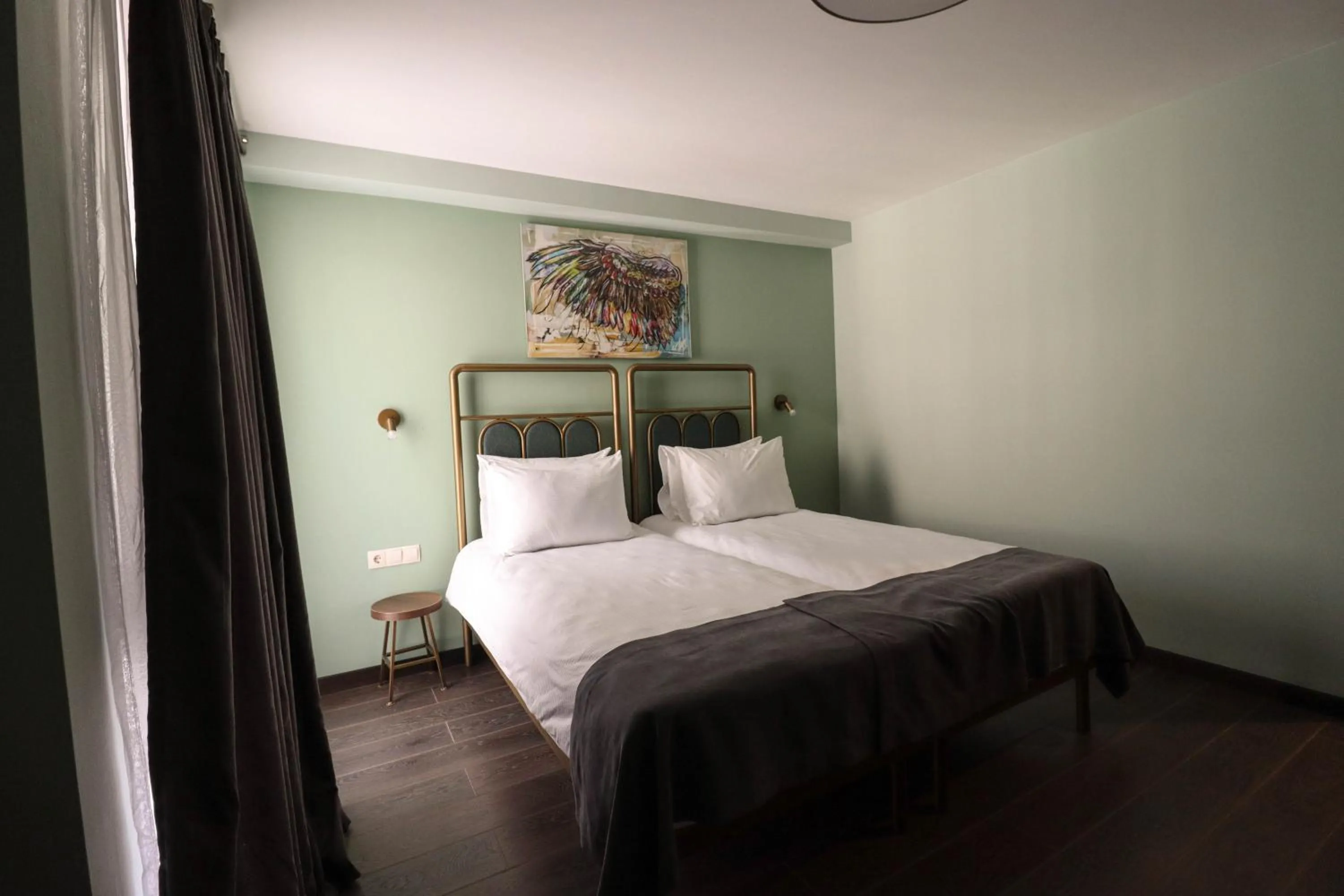 Bed in Paliani Hotel