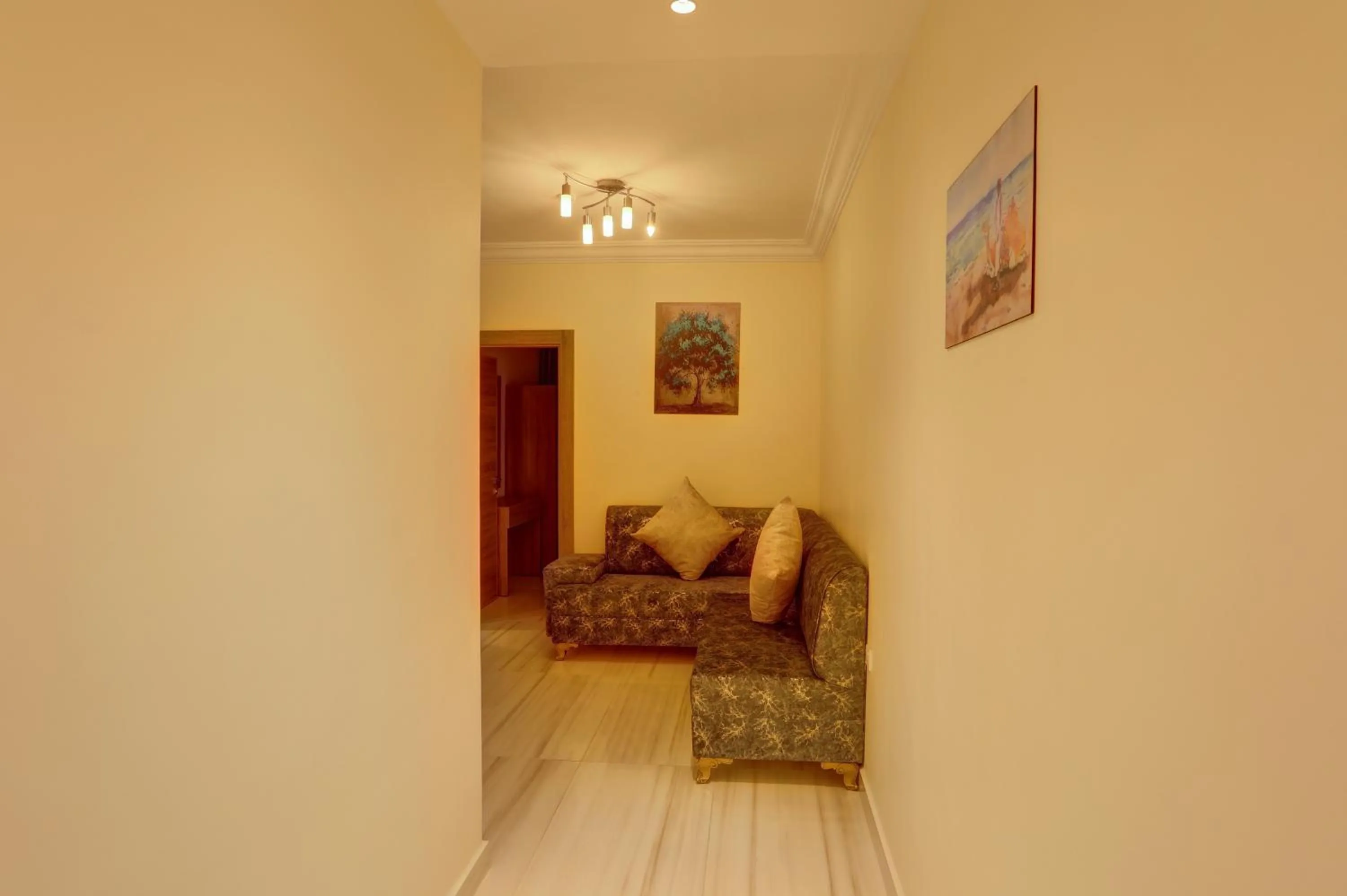 Living room in Turquoise Hotel