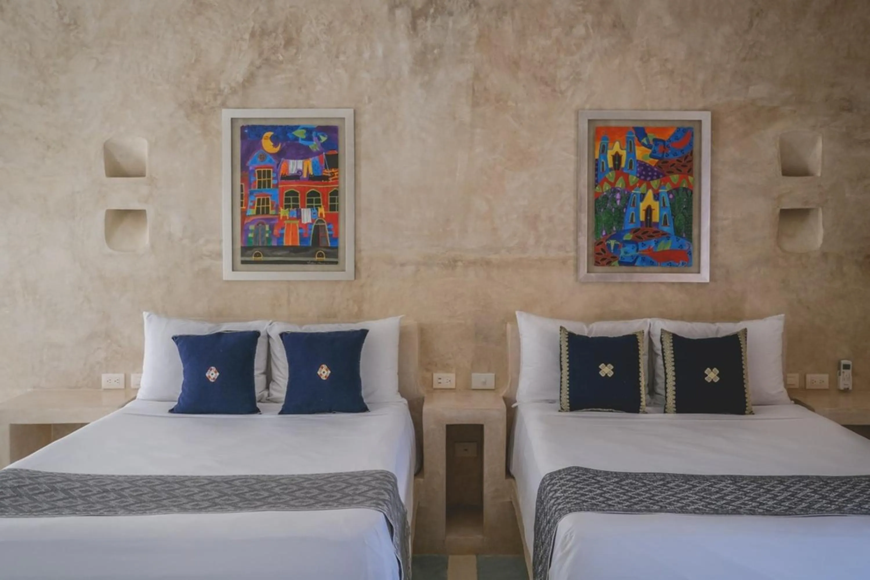 Bed in Wakax Hacienda - Cenote & Boutique Hotel - Small Luxury Hotels of the World