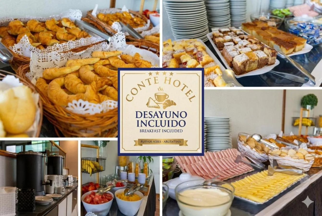 Food and drinks in Hotel Conte