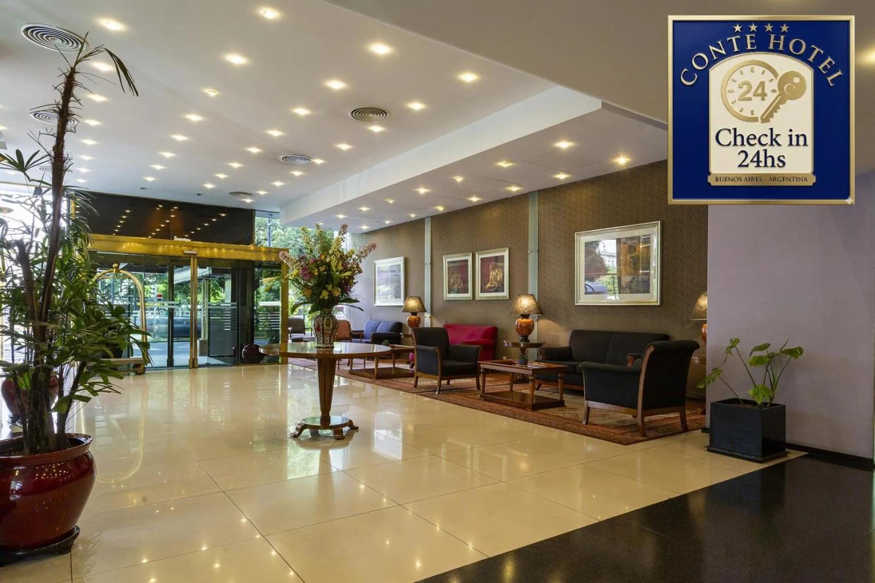 Living room in Hotel Conte