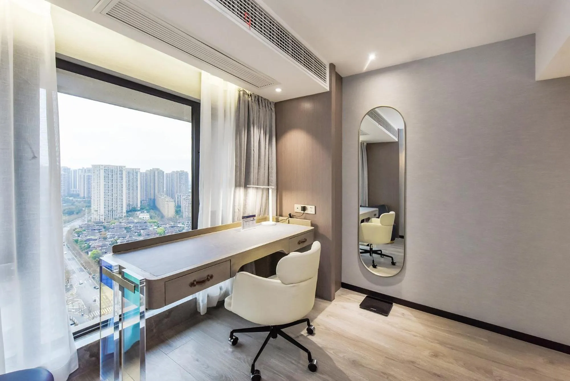 Seating area in Kuanrong Suites Hotel Liangjiang love sea shopping park