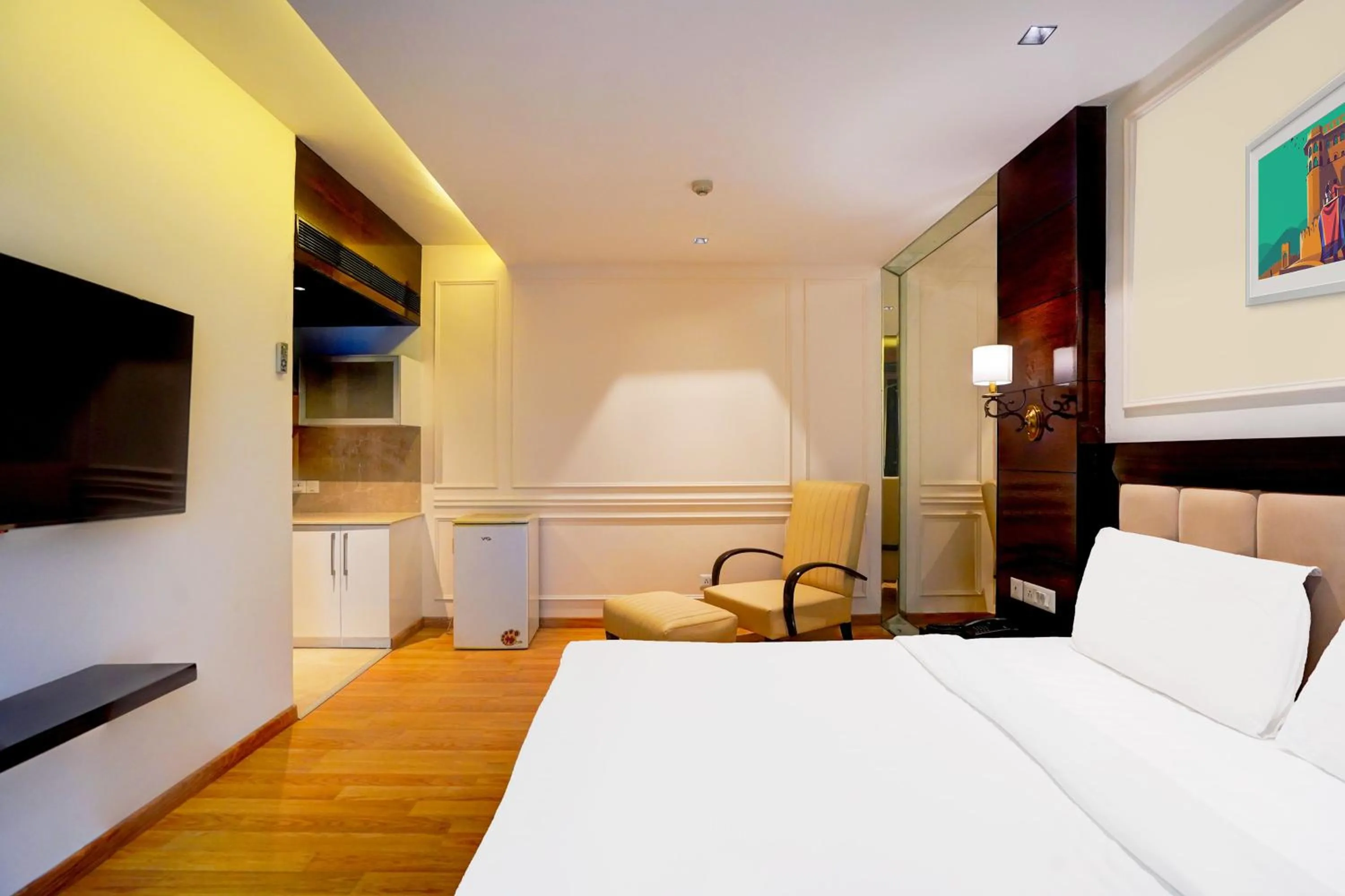 Bedroom, Bed in Palette South Delhi Formerly Imperial Villa