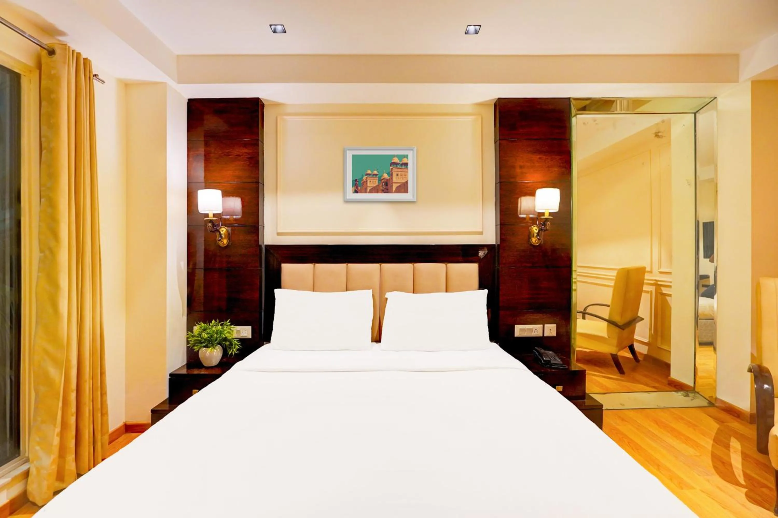 Bedroom, Bed in Palette South Delhi Formerly Imperial Villa