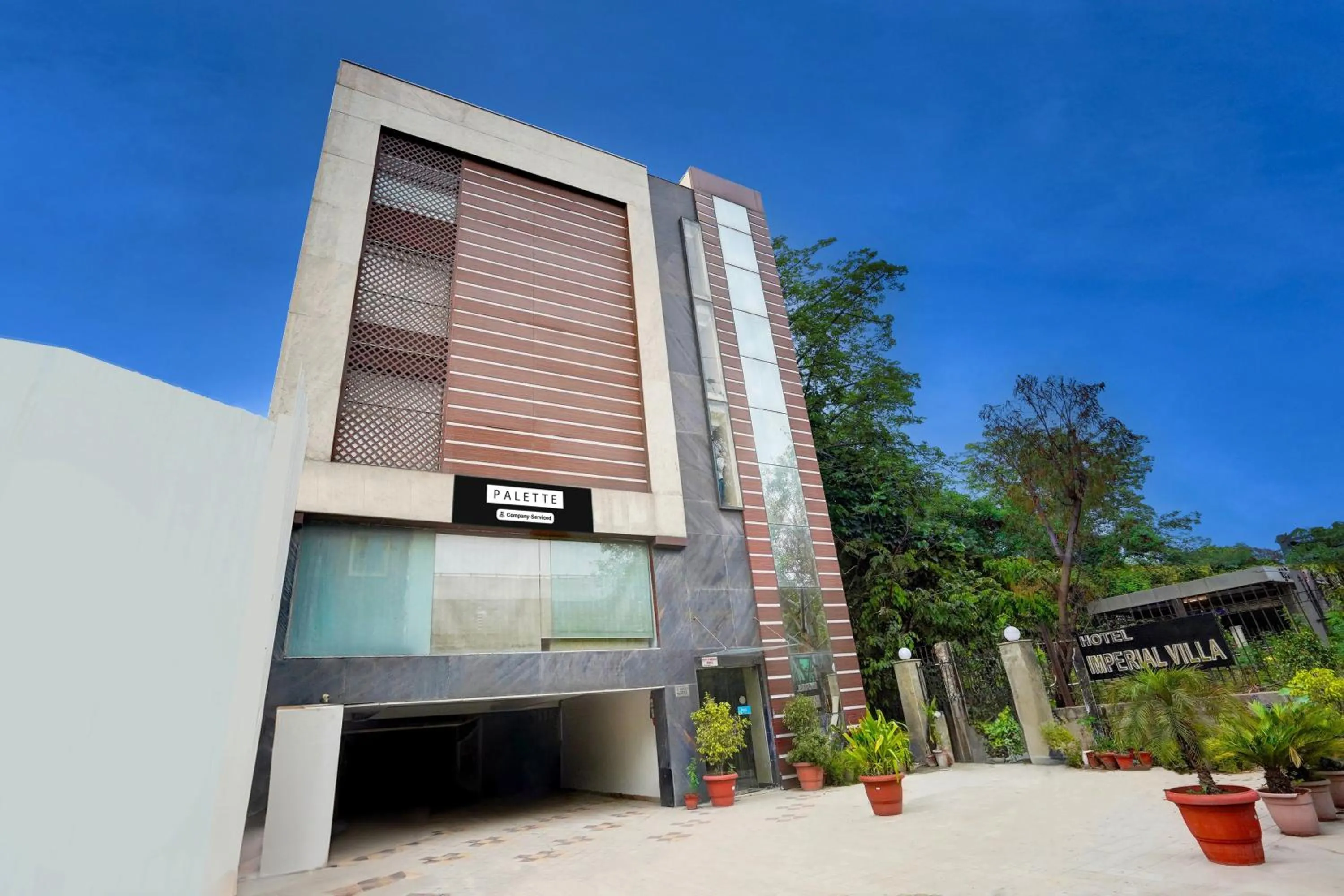Facade/entrance in Palette South Delhi Formerly Imperial Villa