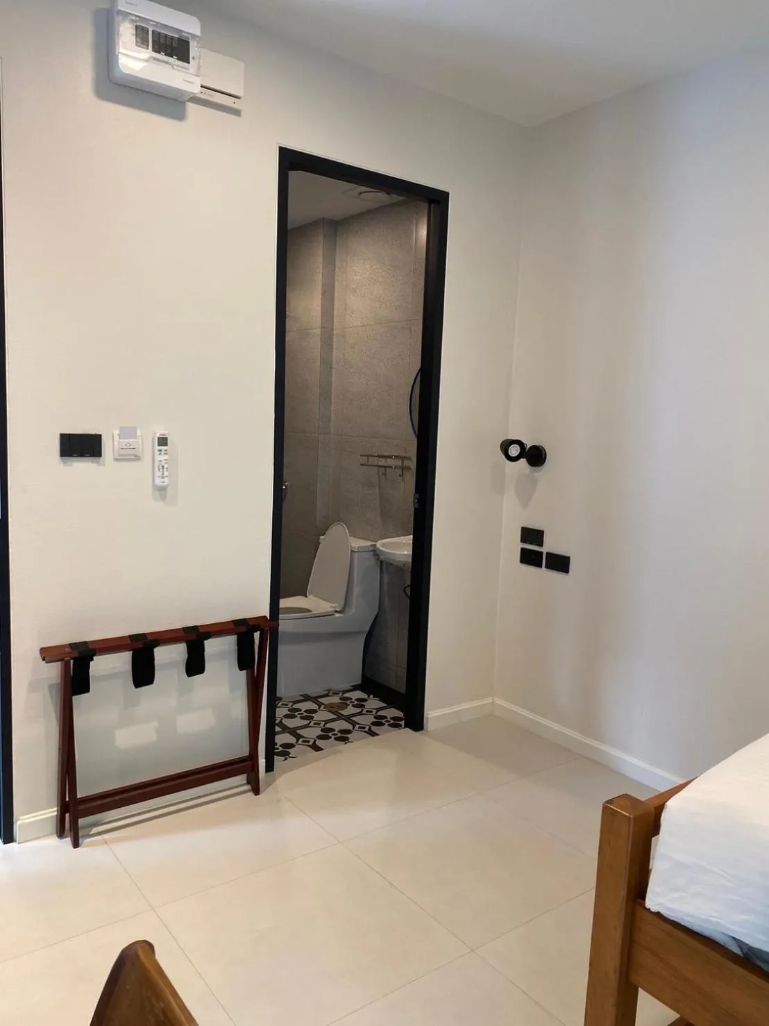 Photo of the whole room, Bed in Airport one station hometel - Suvarnabhumi - SHA Extra Plus