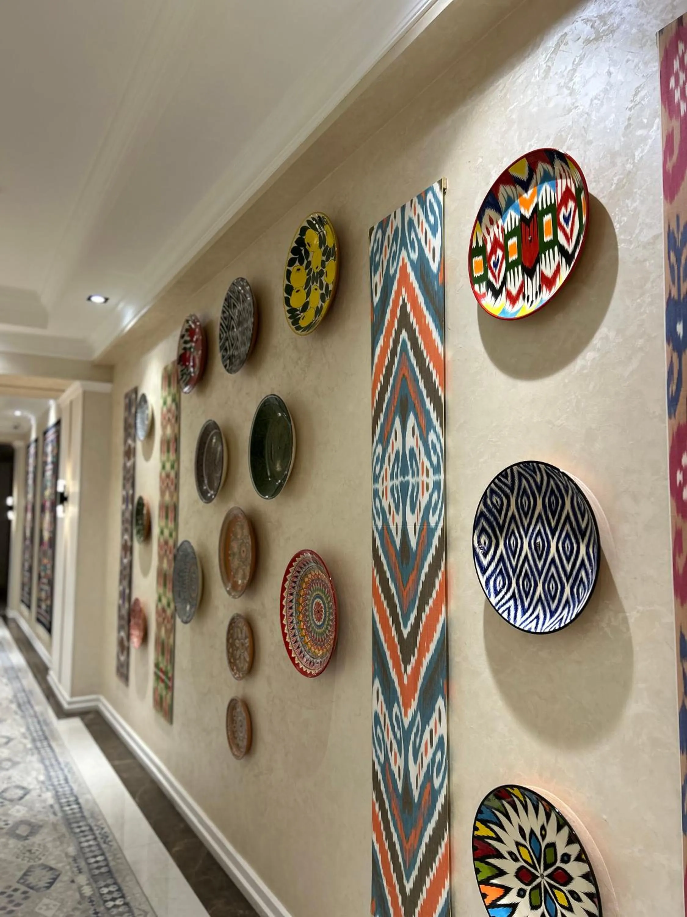 Decorative detail in al Madina Hotel Samarkand