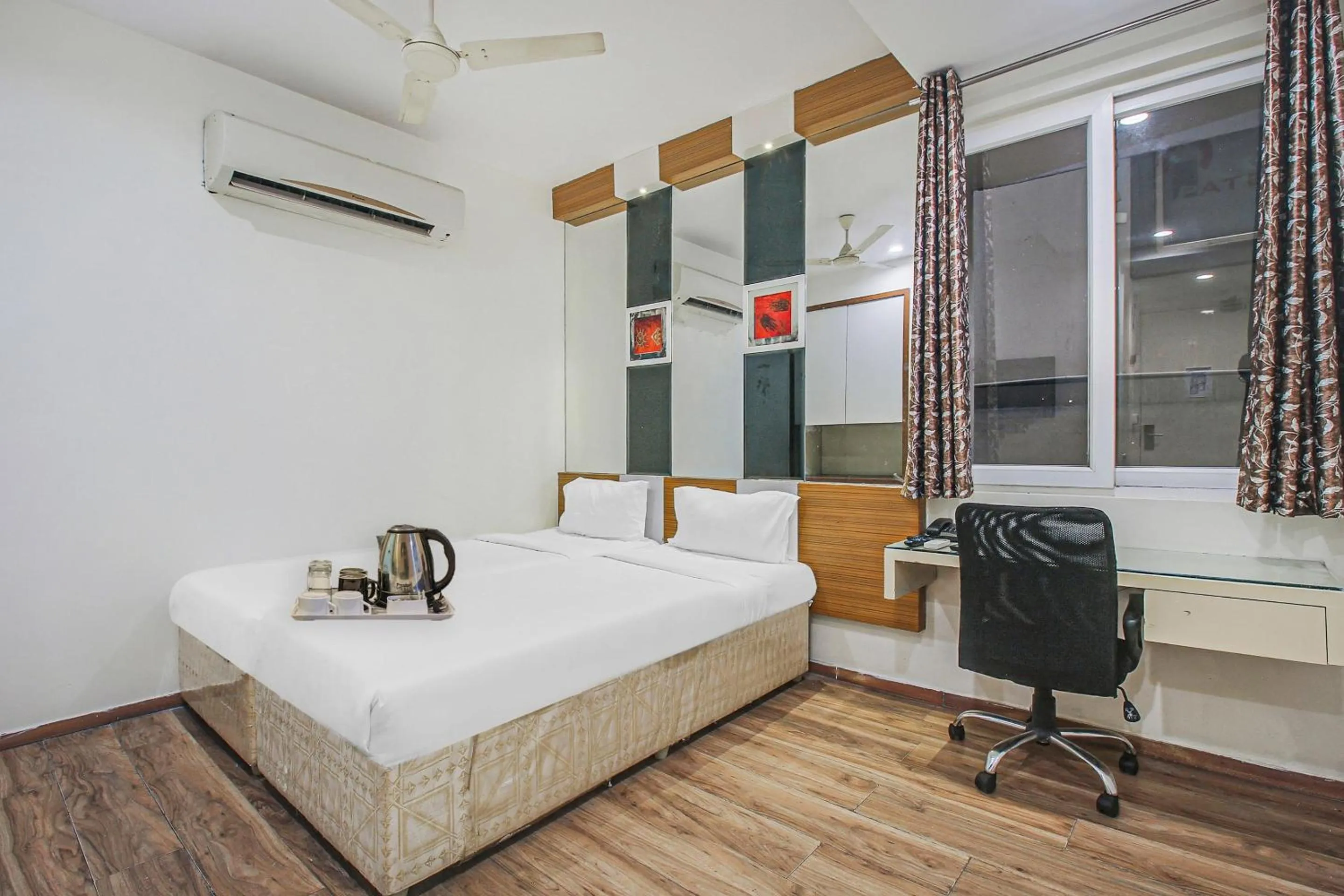 Bedroom, Bed in Super Townhouse Eaglewood Gachibowli