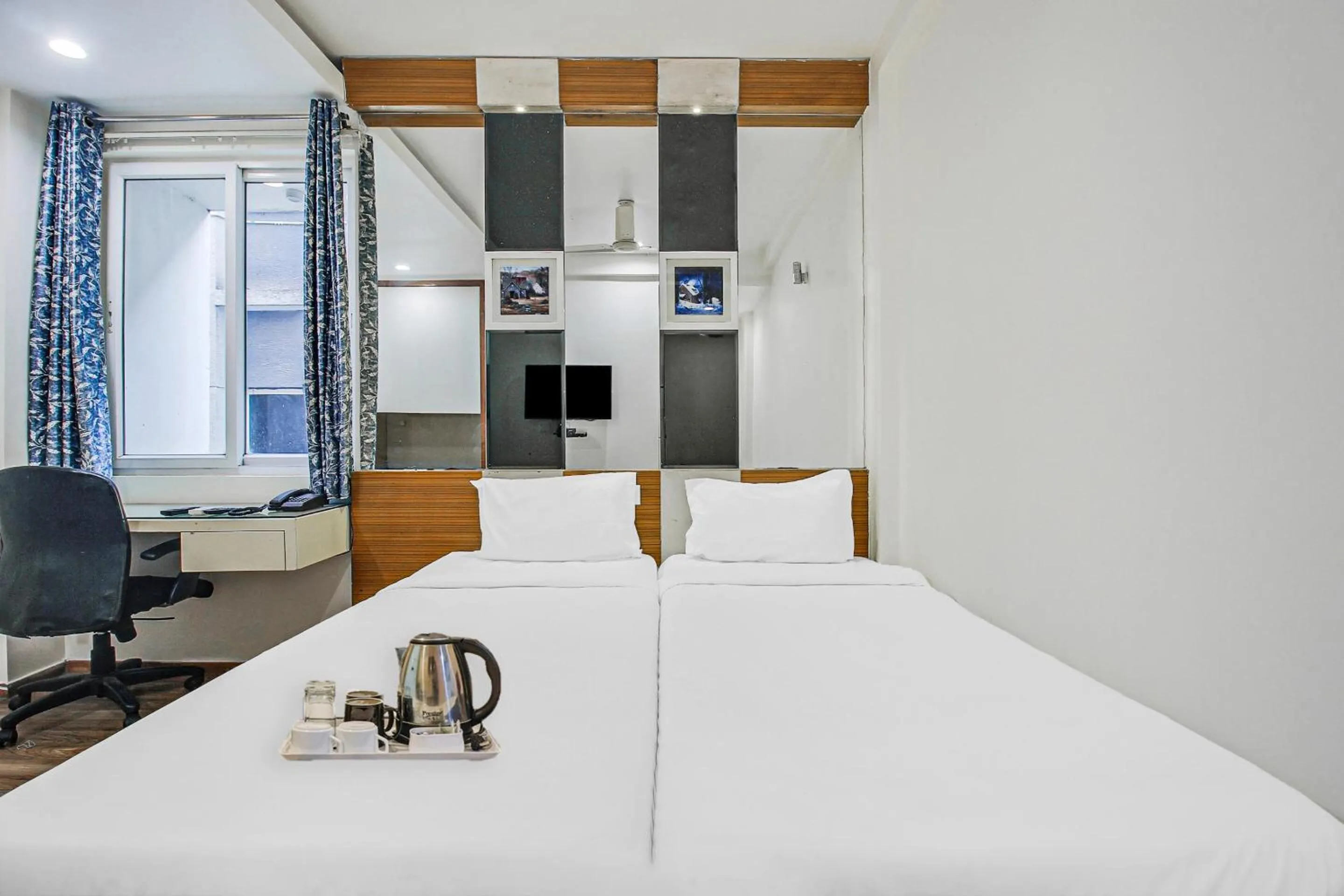 Bedroom, Bed in Super Townhouse Eaglewood Gachibowli