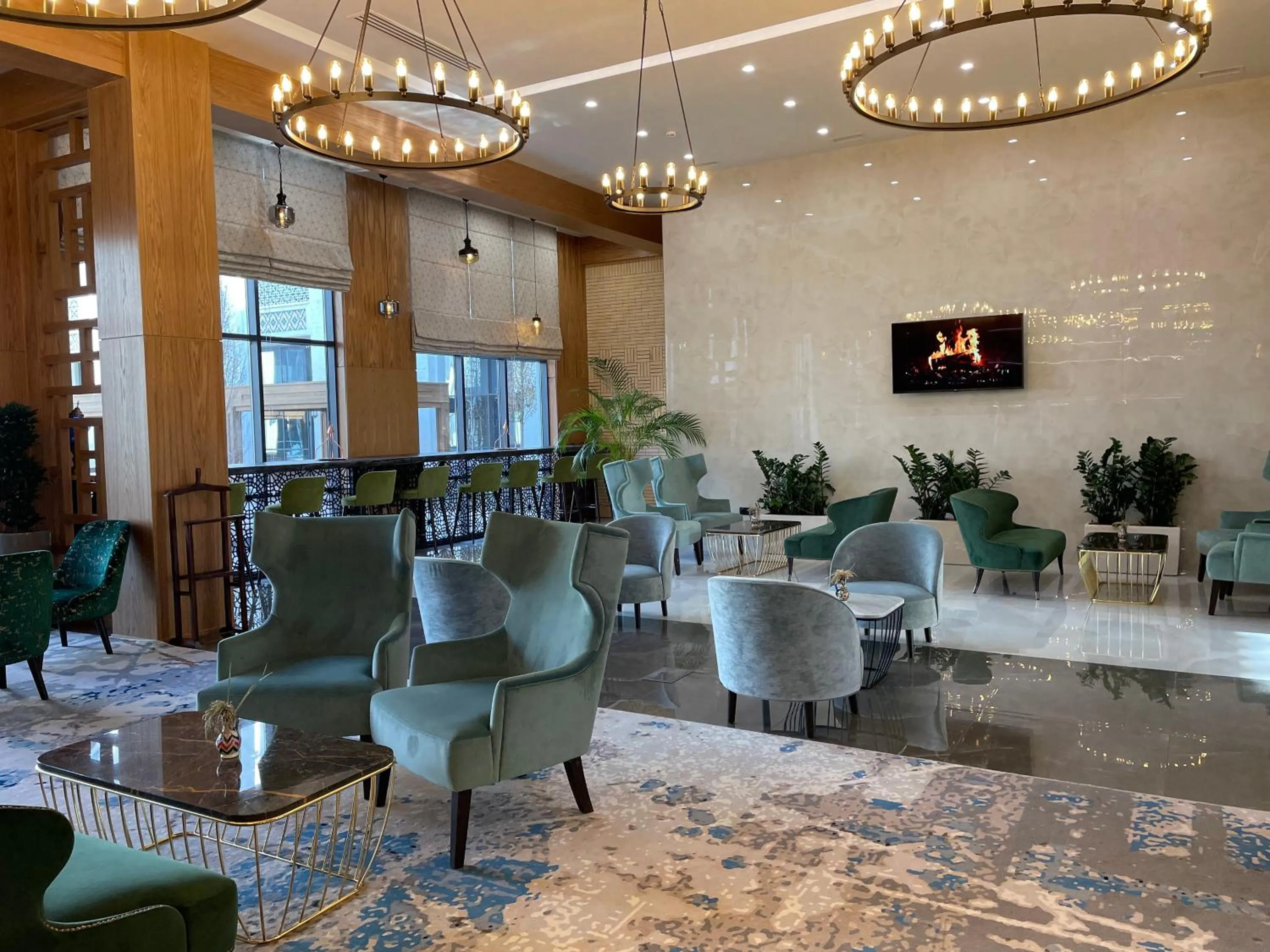 Lounge or bar in Farovon Khiva Hotel