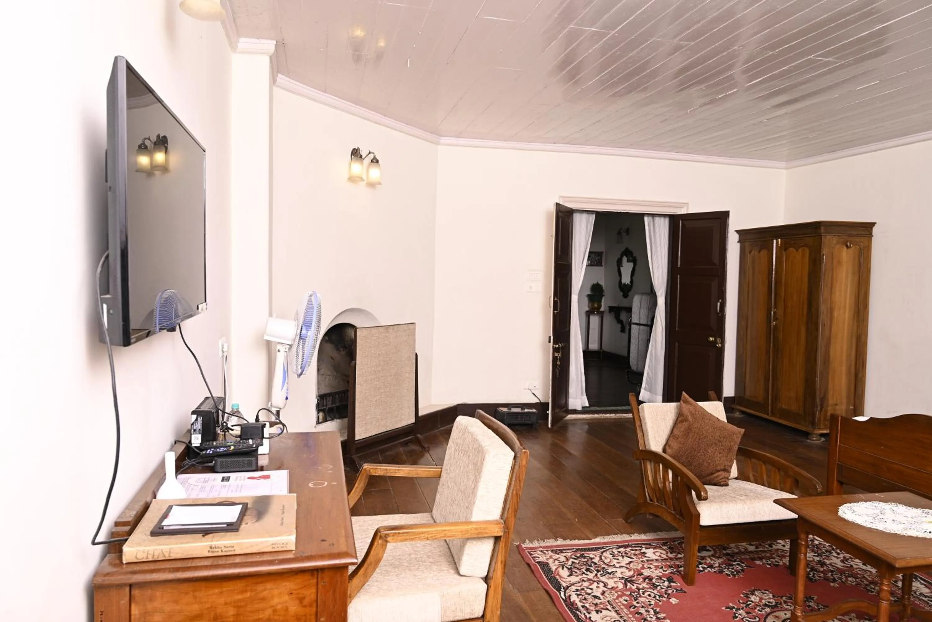 Seating area in Tumsong Tea Retreat