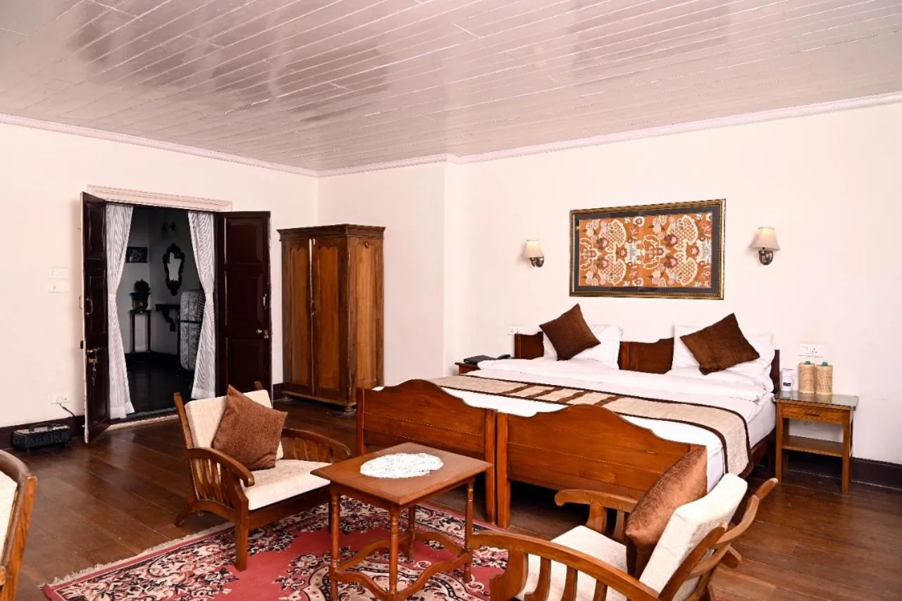 Bed in Tumsong Tea Retreat