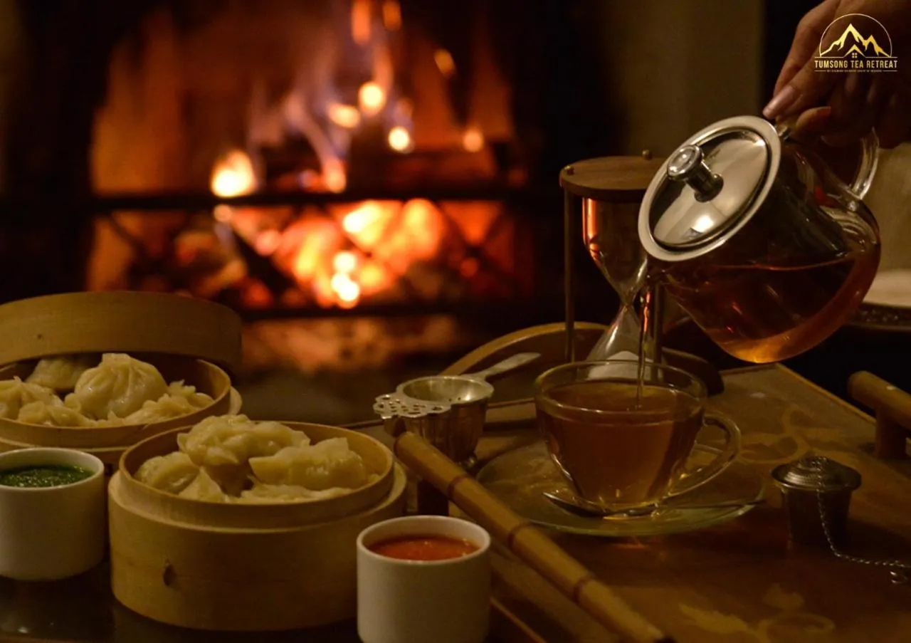 Food and drinks in Tumsong Tea Retreat