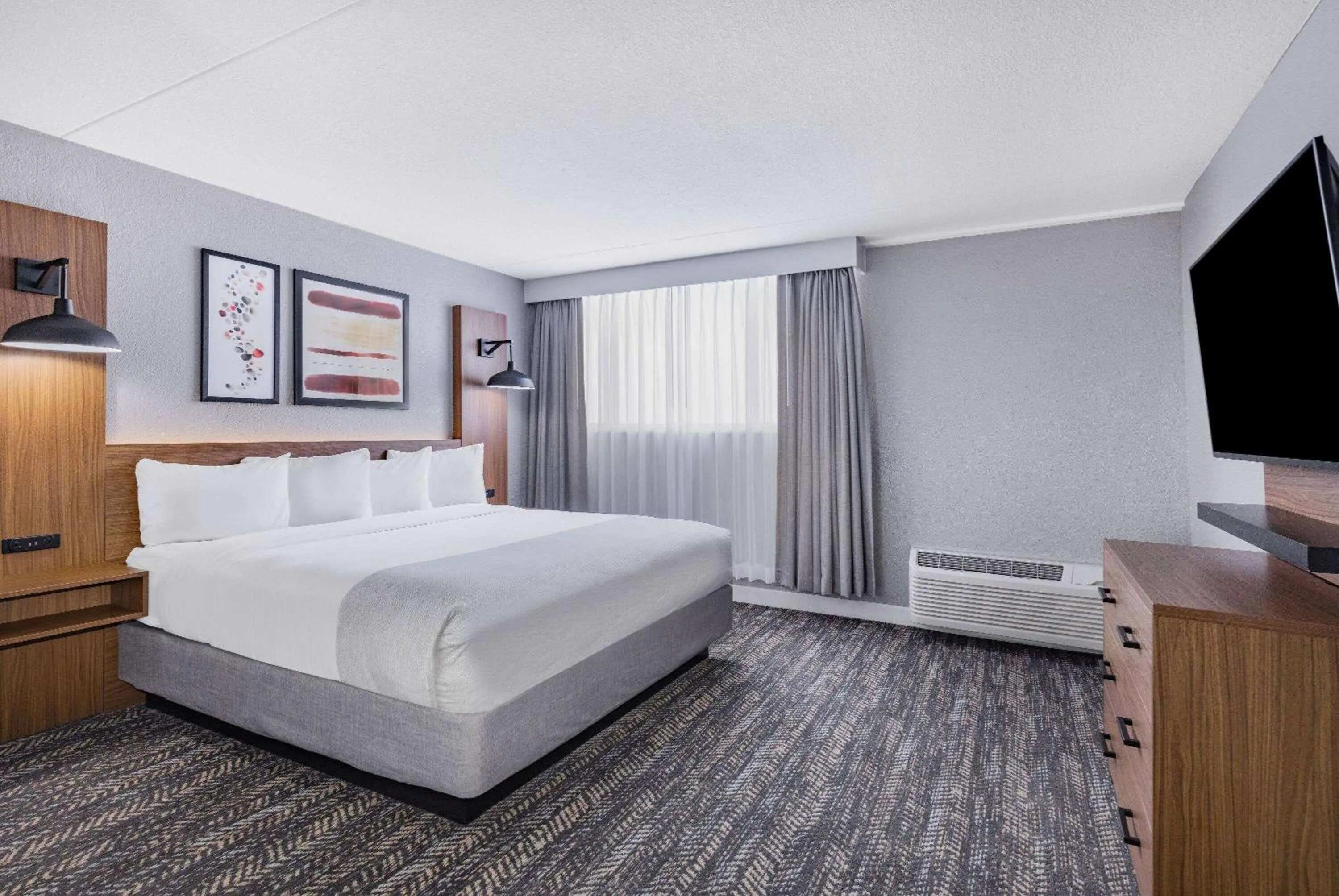 Photo of the whole room, Bed in Hawthorn Extended Stay by Wyndham Wichita Airport