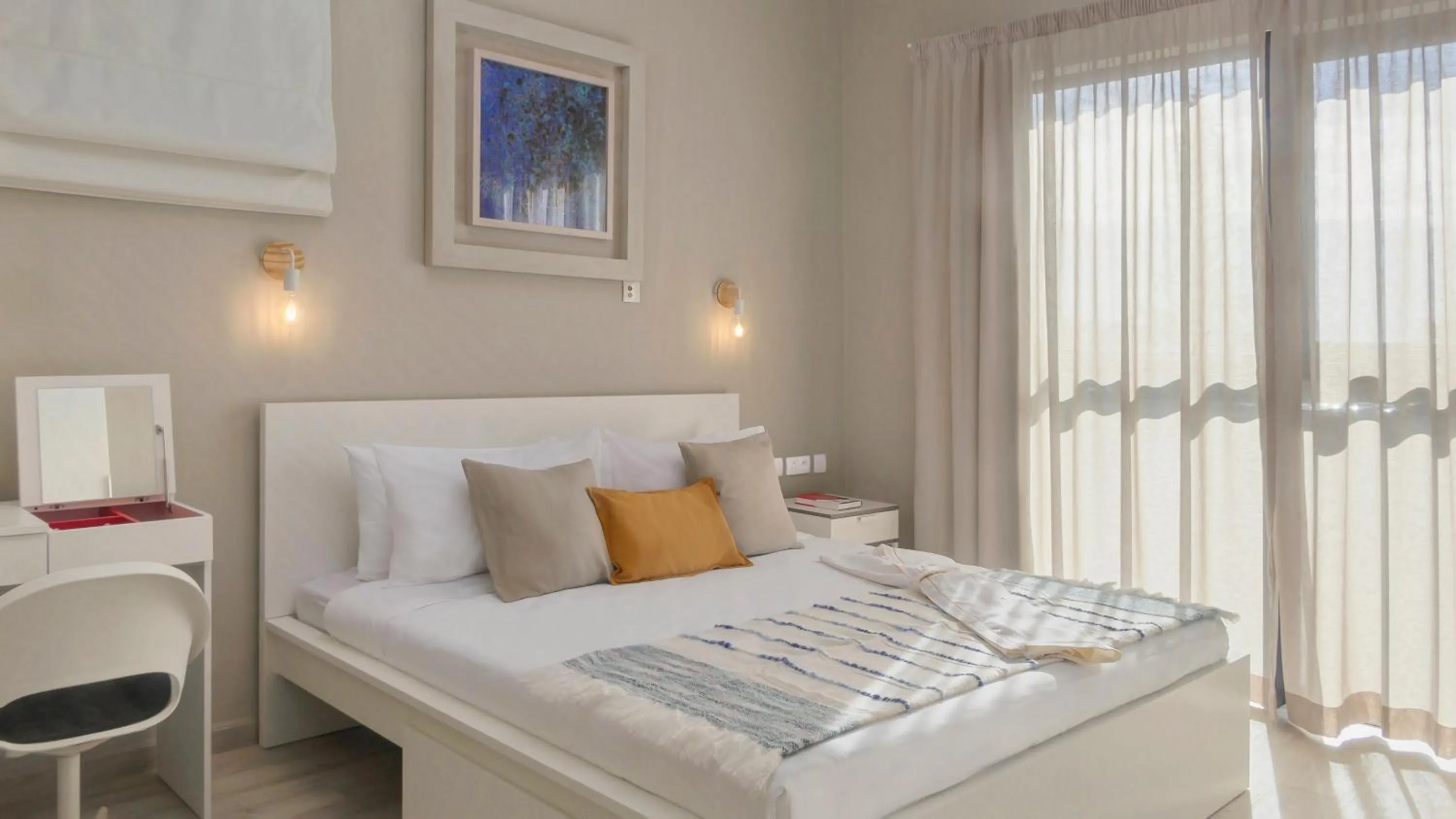 Bed in Royal Green Wellness Resort