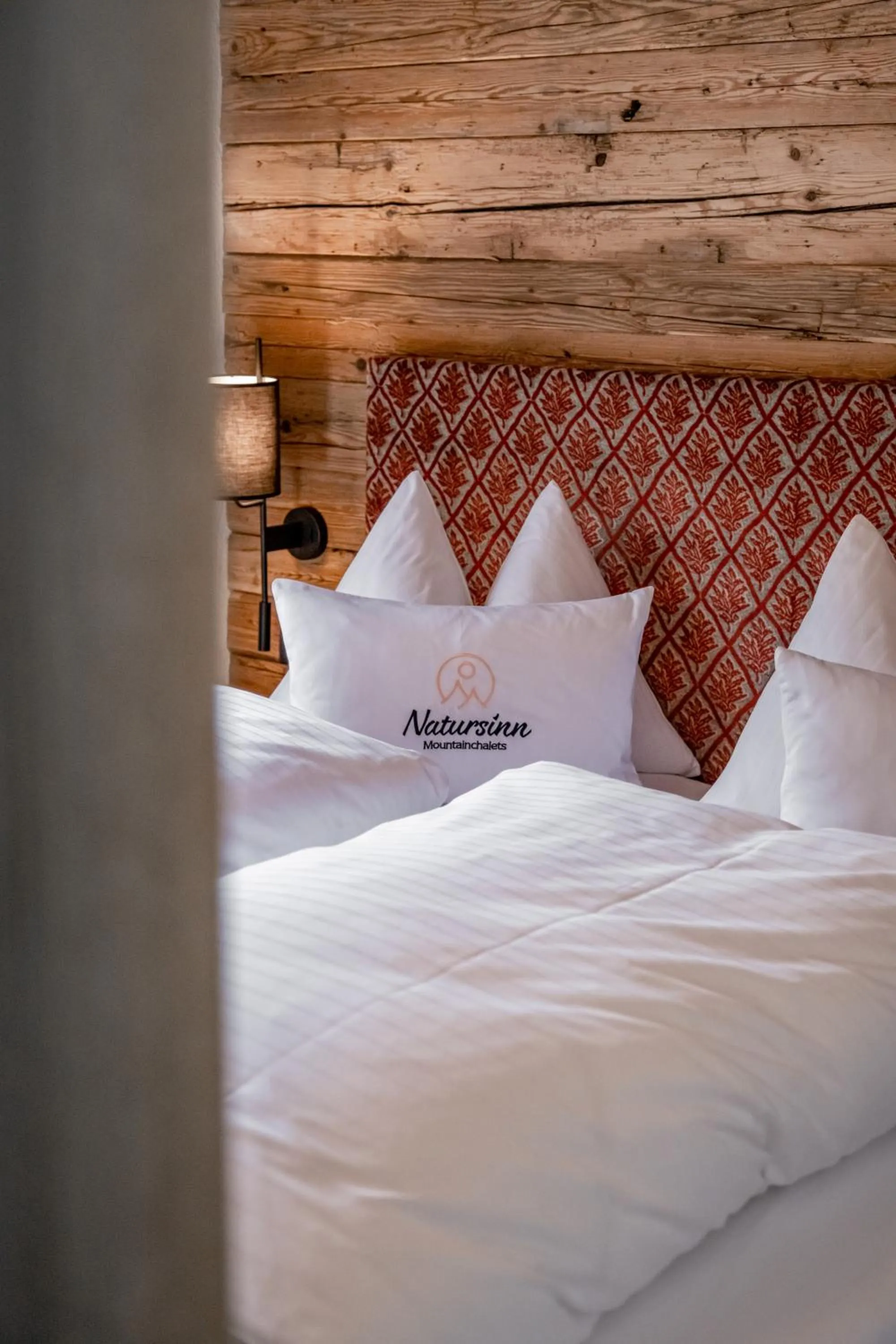 Bed in Natursinn Mountainchalets