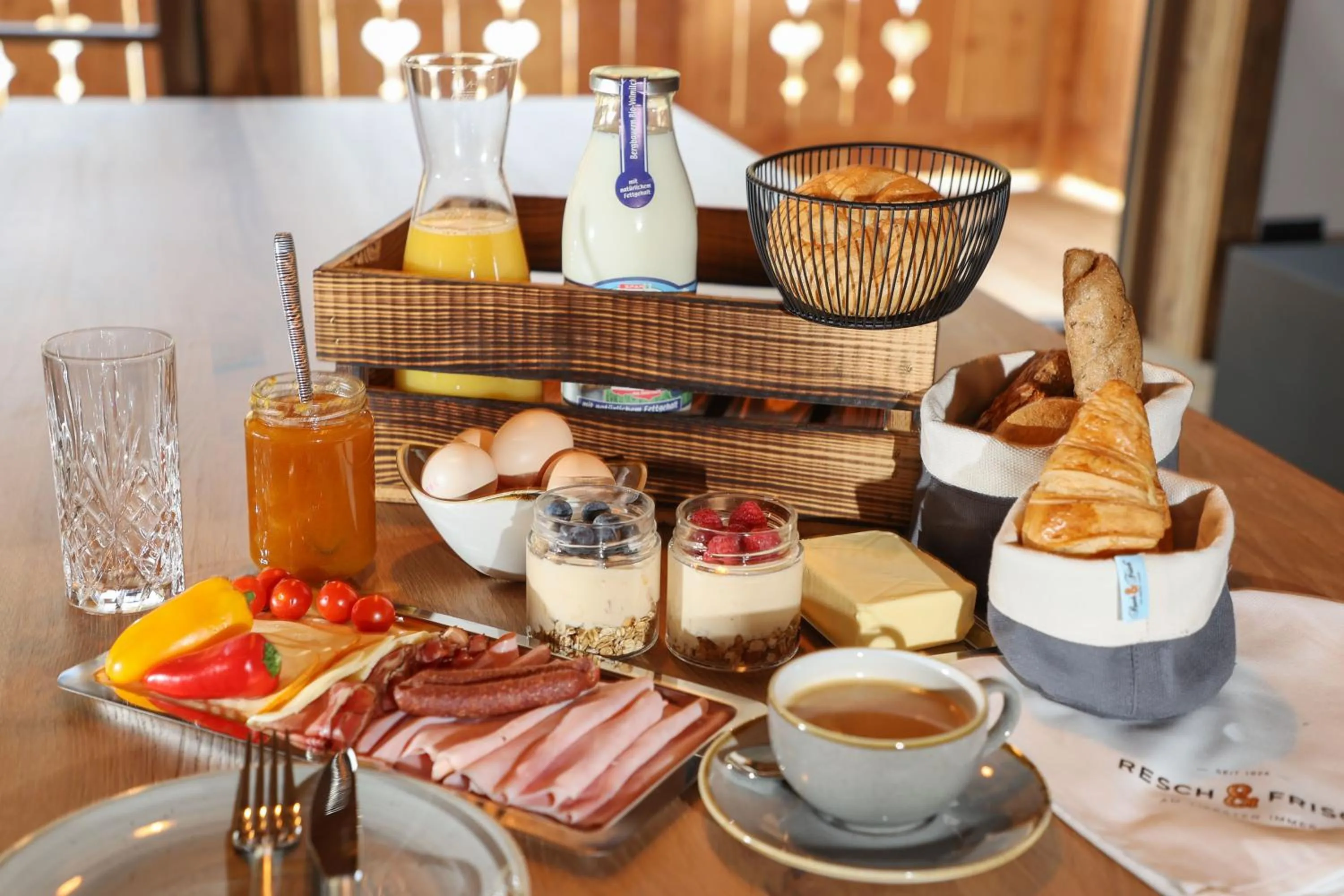 Food and drinks in Natursinn Mountainchalets