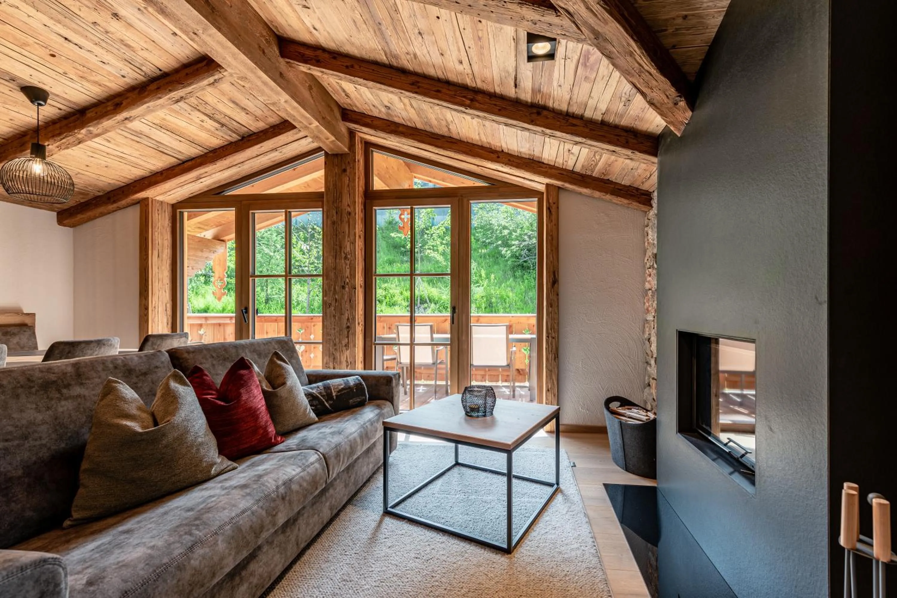Balcony/Terrace in Natursinn Mountainchalets