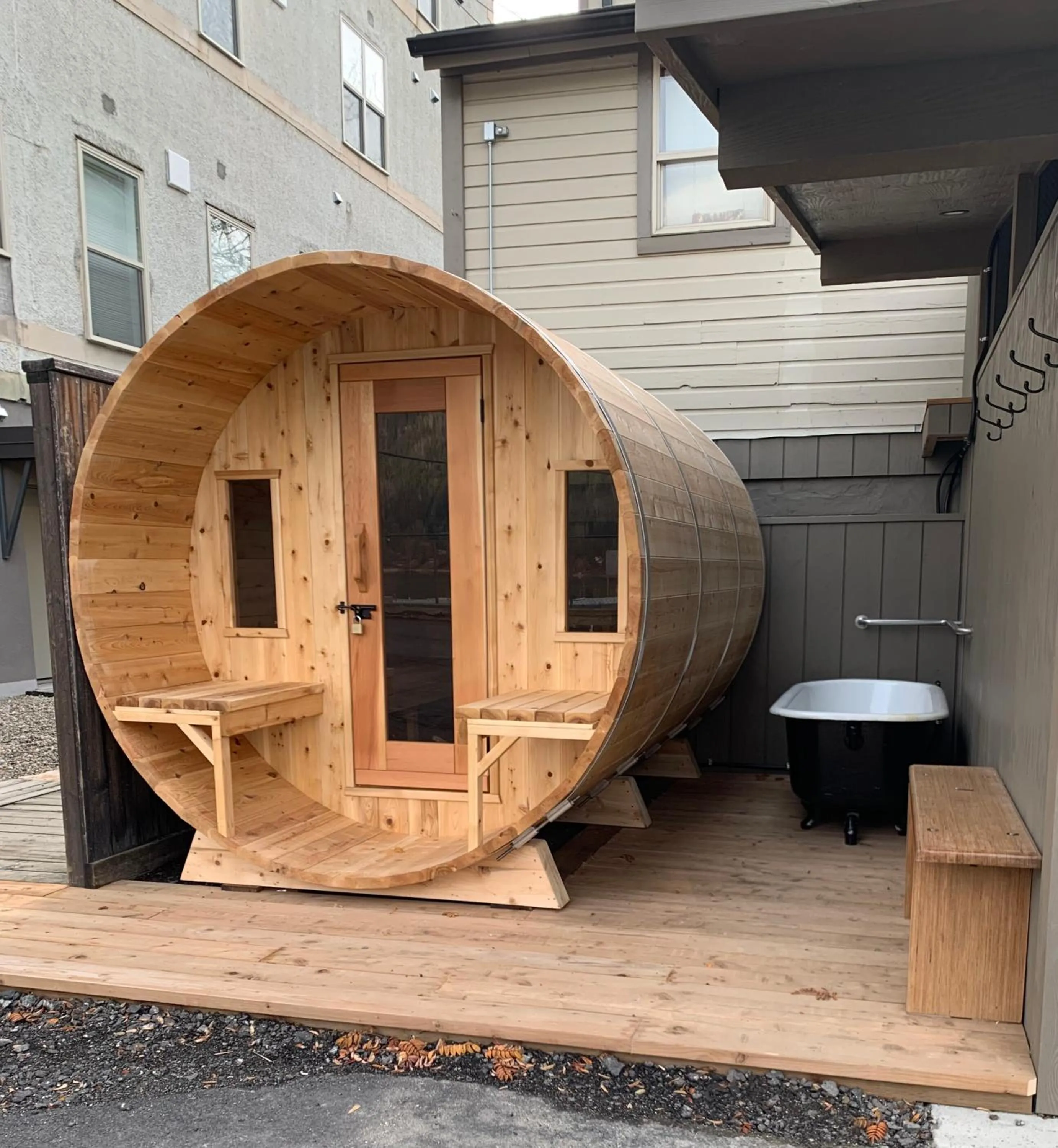 Sauna in Stirling All Suites Hotel