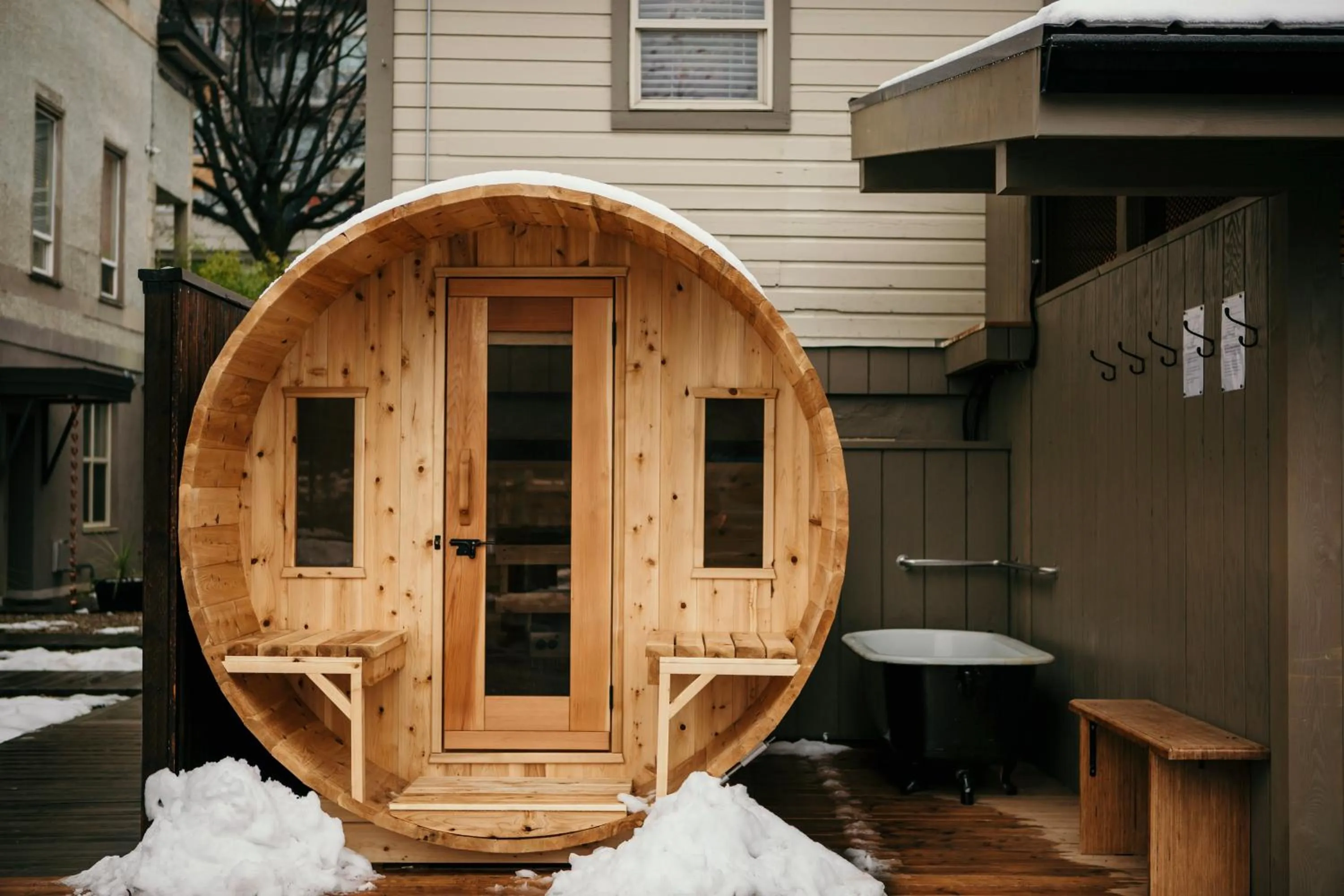 Sauna in Stirling All Suites Hotel