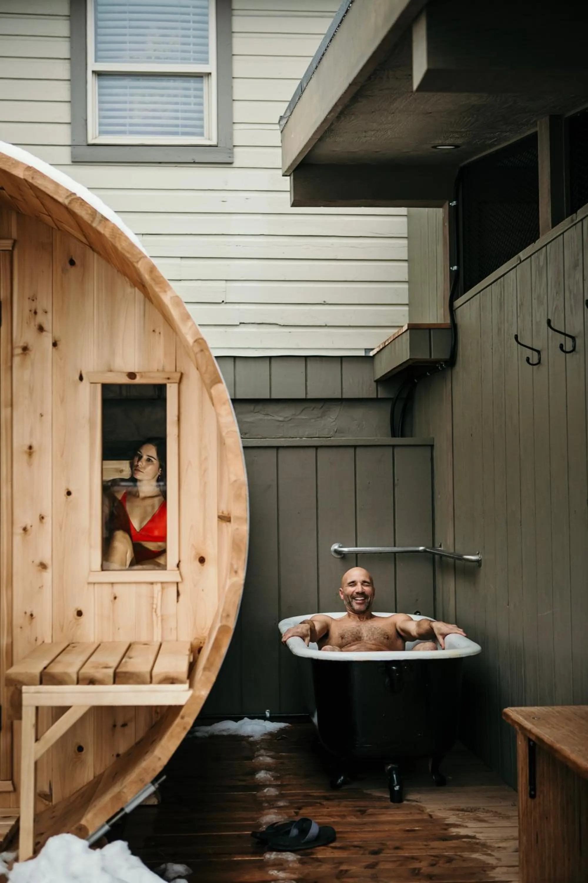 Sauna in Stirling All Suites Hotel