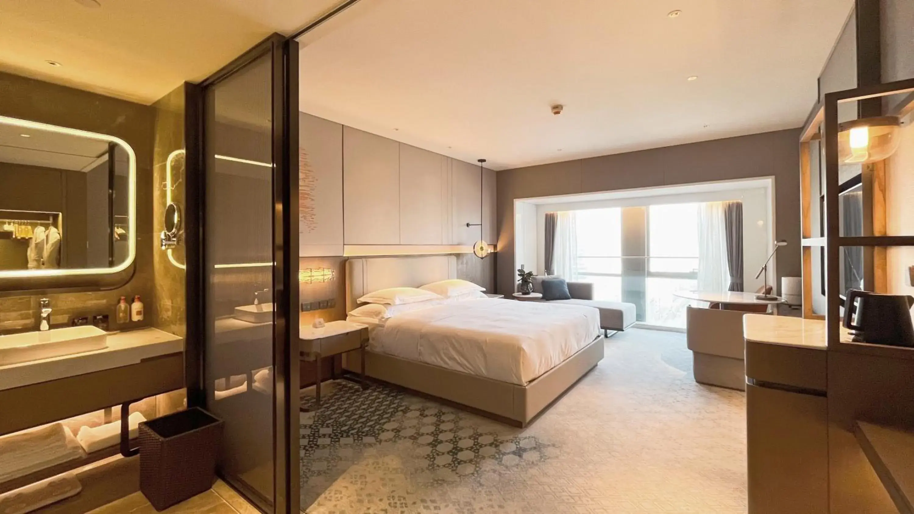 Bed in Crowne Plaza Hohhot City Center Bed in Crowne Plaza Hohhot City Center