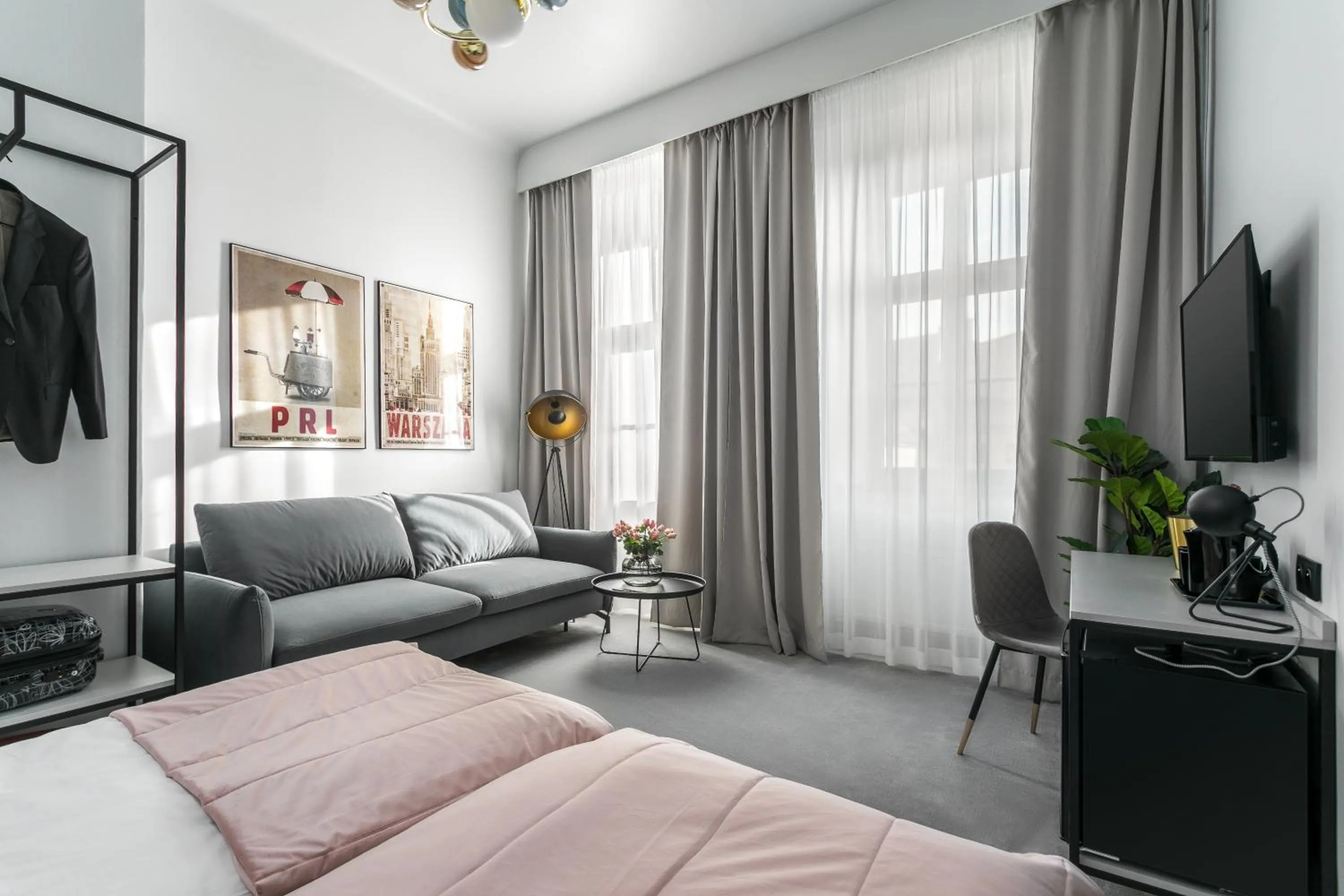 Seating area, Bed in Old Town Residence - Premium Aparthotel