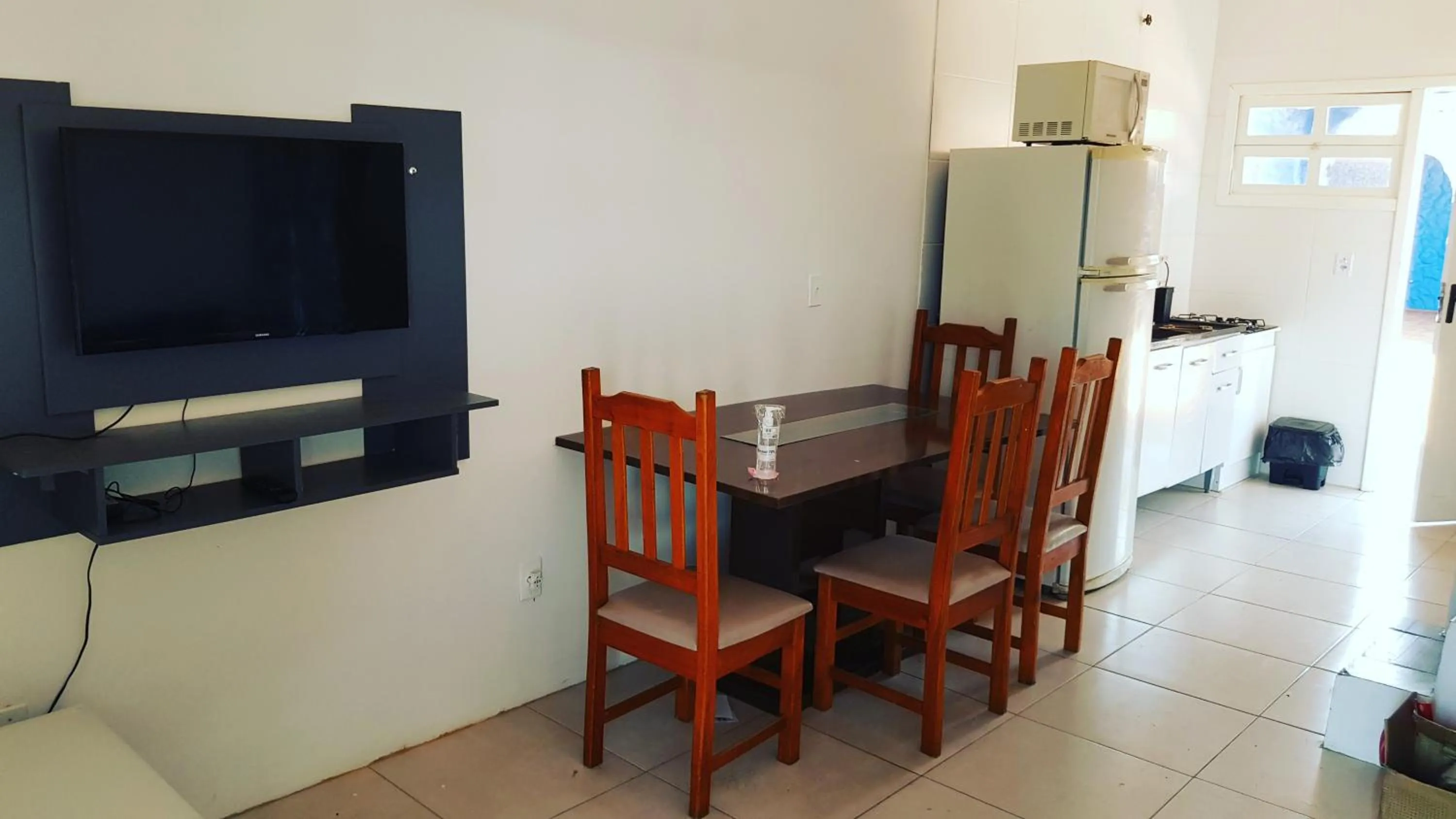 Kitchen or kitchenette in Pousada Portal da Praia