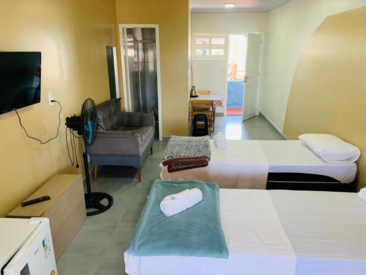 Bed in Pousada Portal da Praia