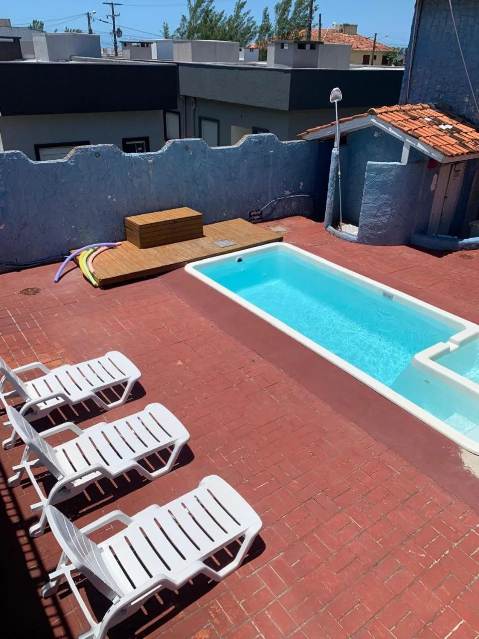 Swimming pool in Pousada Portal da Praia