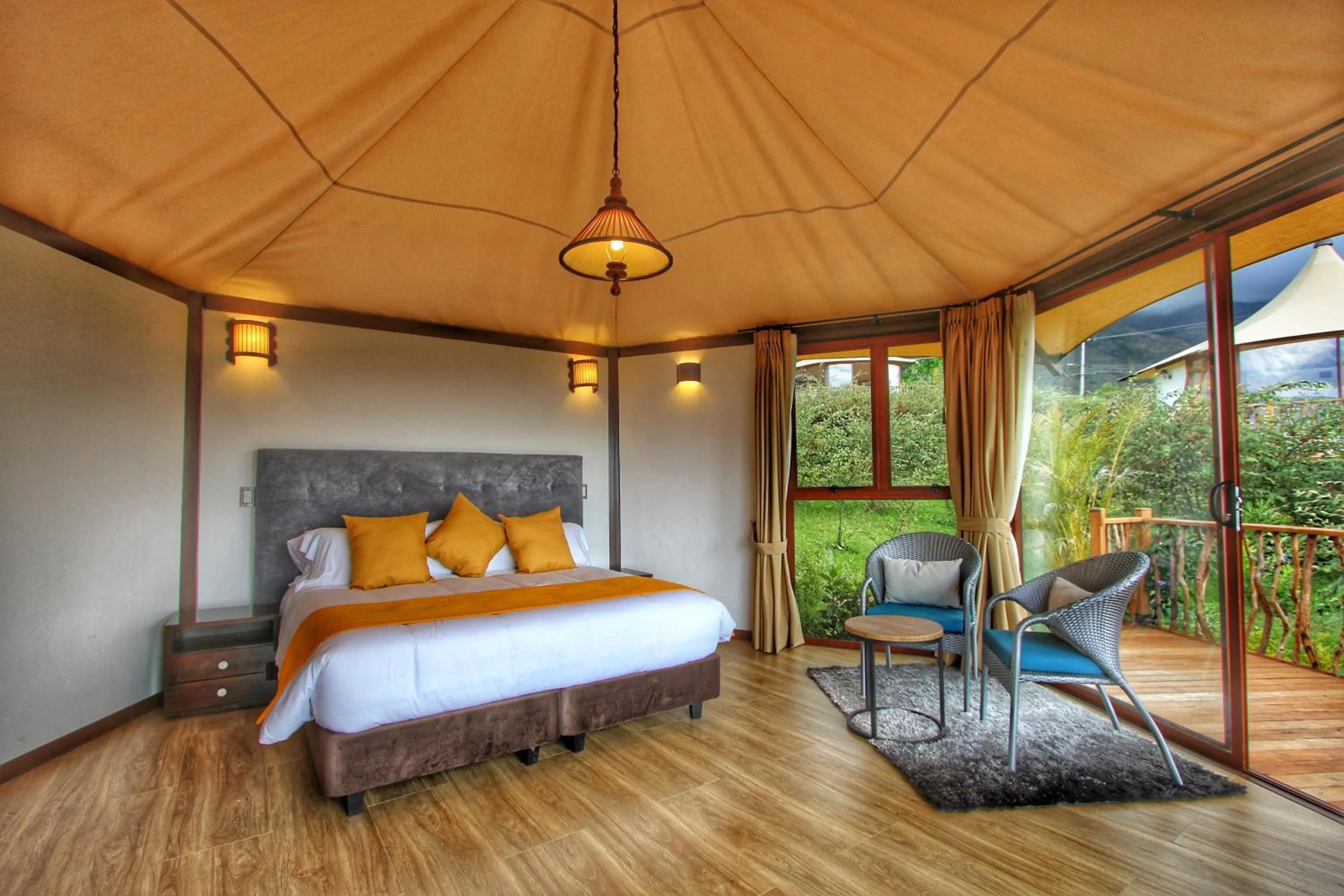 Bedroom, Bed in GENKI LUXURY GLAMPING