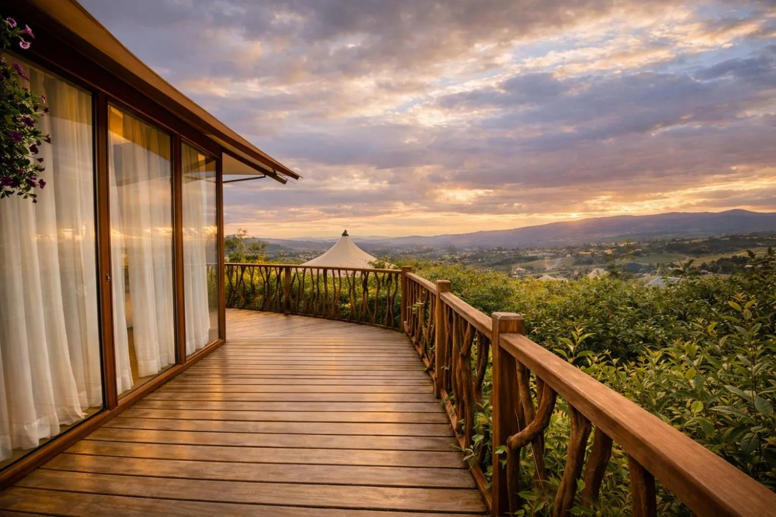 Natural landscape in GENKI LUXURY GLAMPING