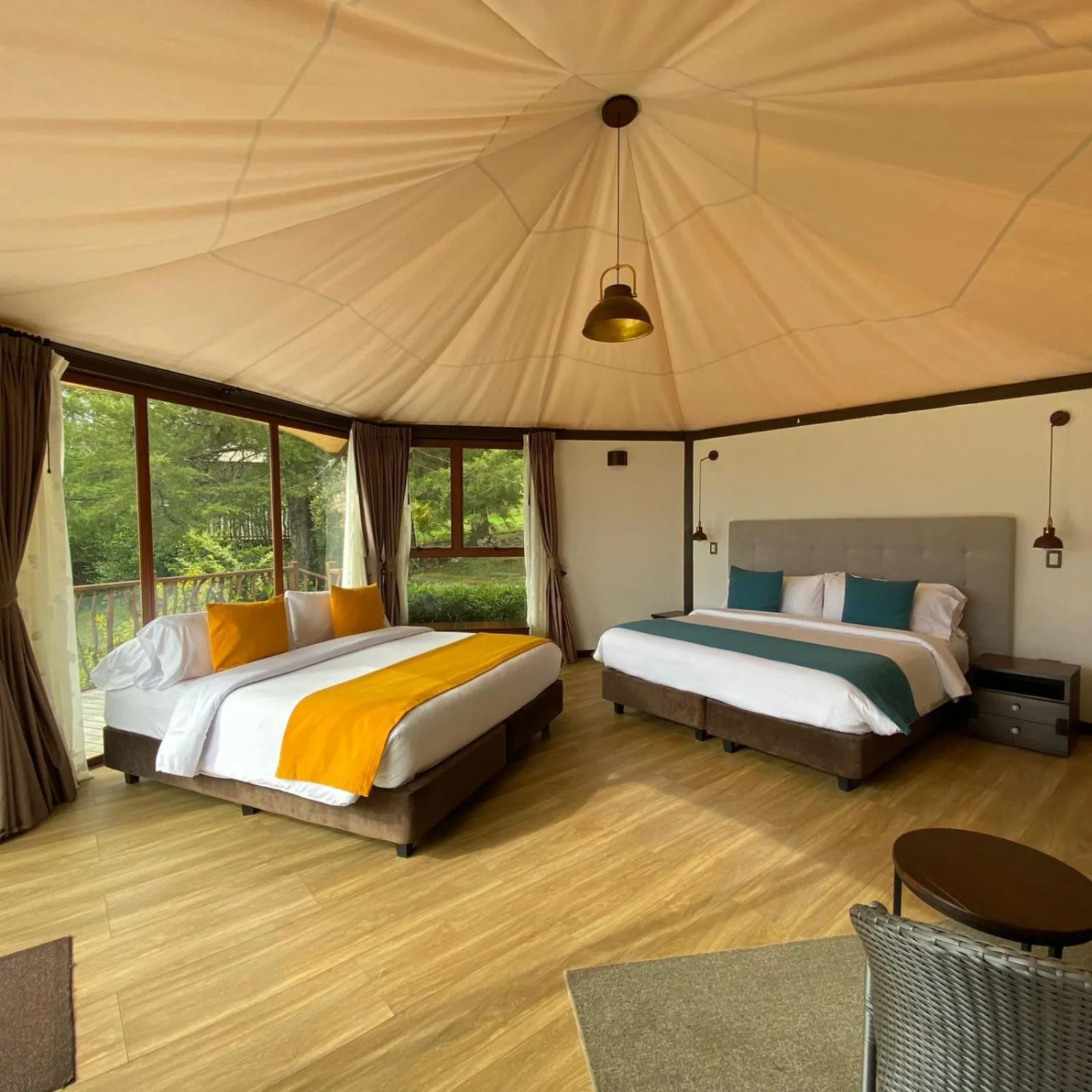 Bedroom, Bed in GENKI LUXURY GLAMPING