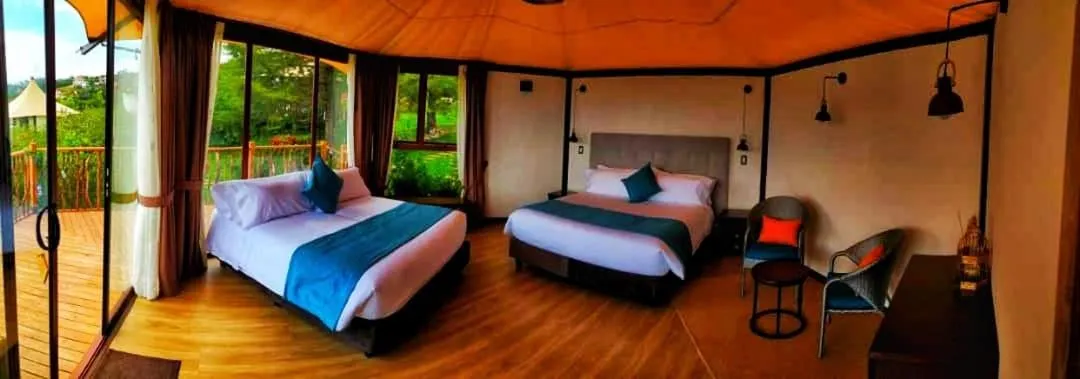 Photo of the whole room, Bed in GENKI LUXURY GLAMPING