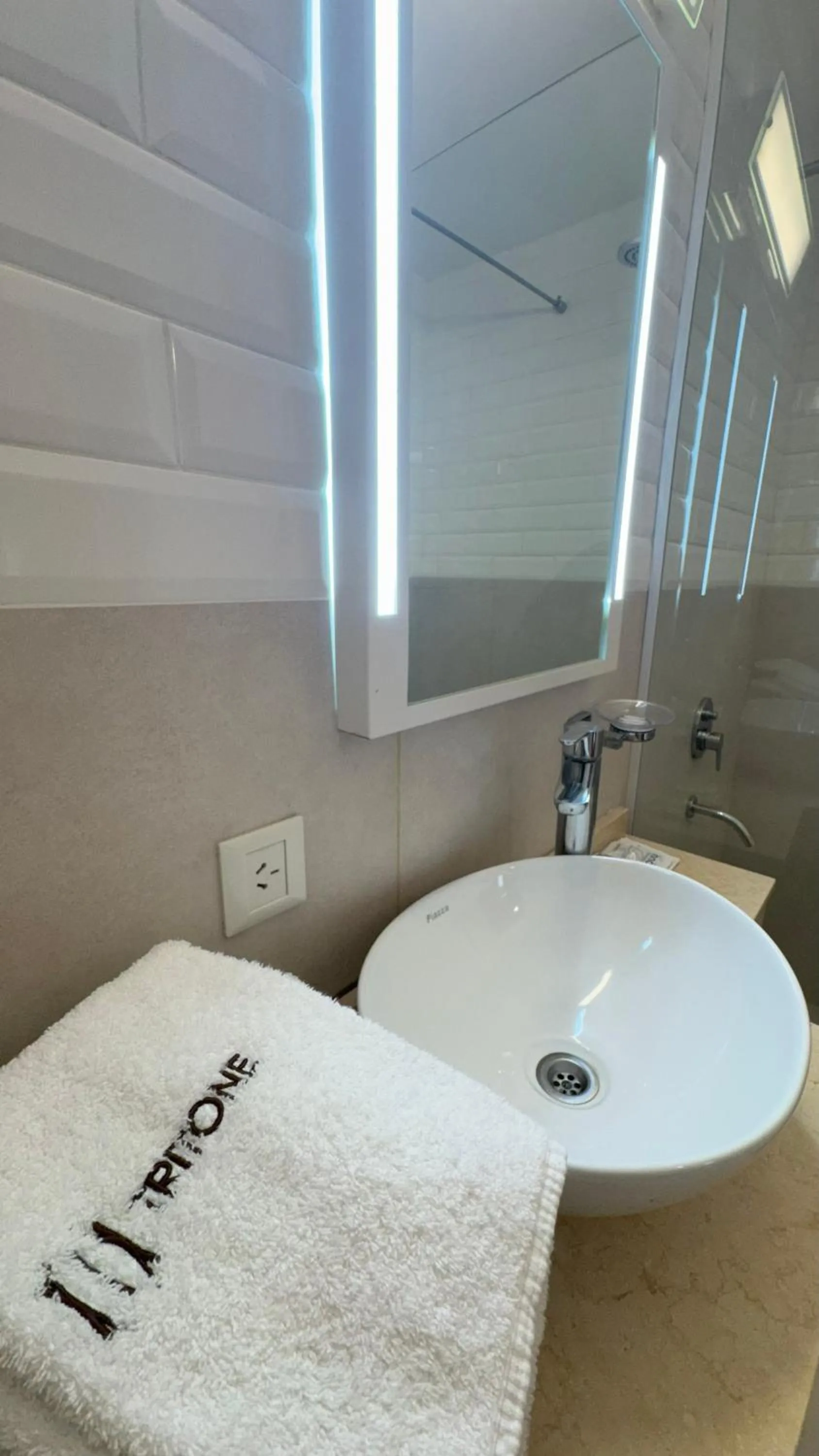 Bathroom in Tritone Hotel