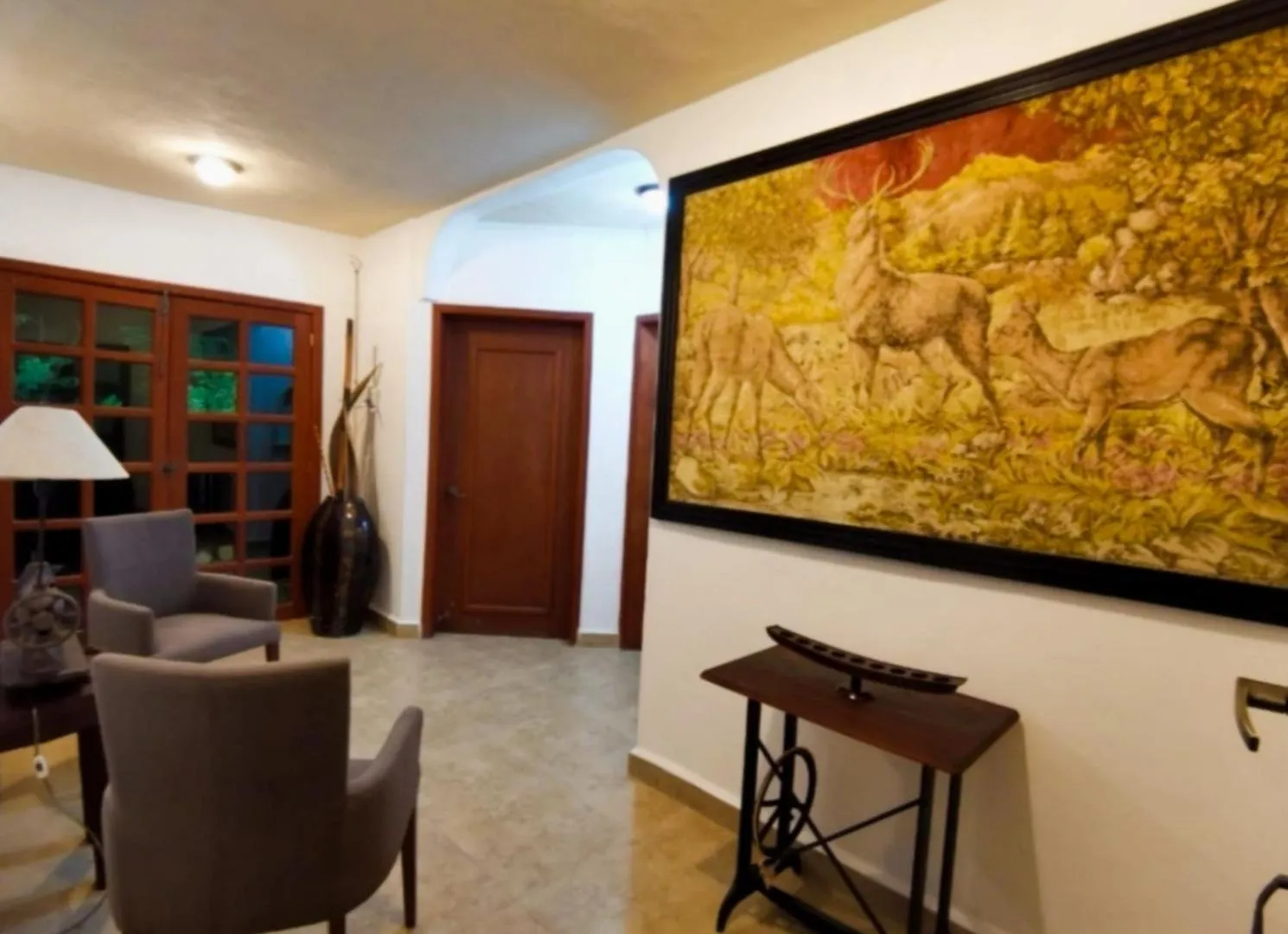 Seating area in Hacienda Valentina