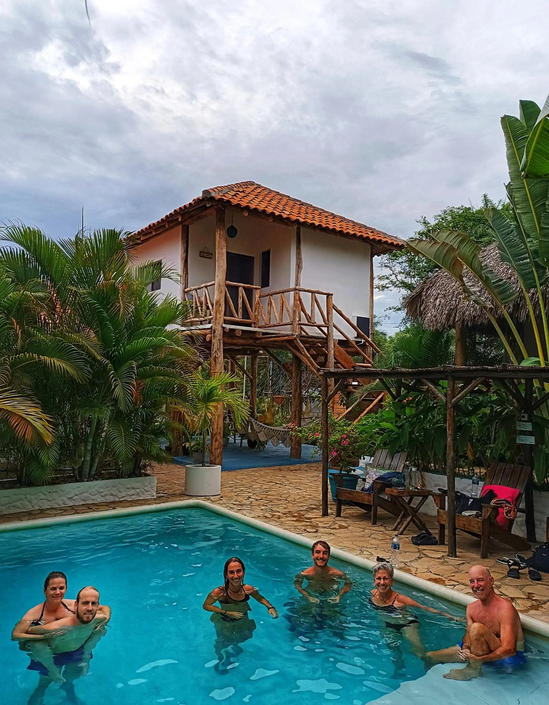 Balcony/Terrace in Hotel Cabañas Puesta del Sol
