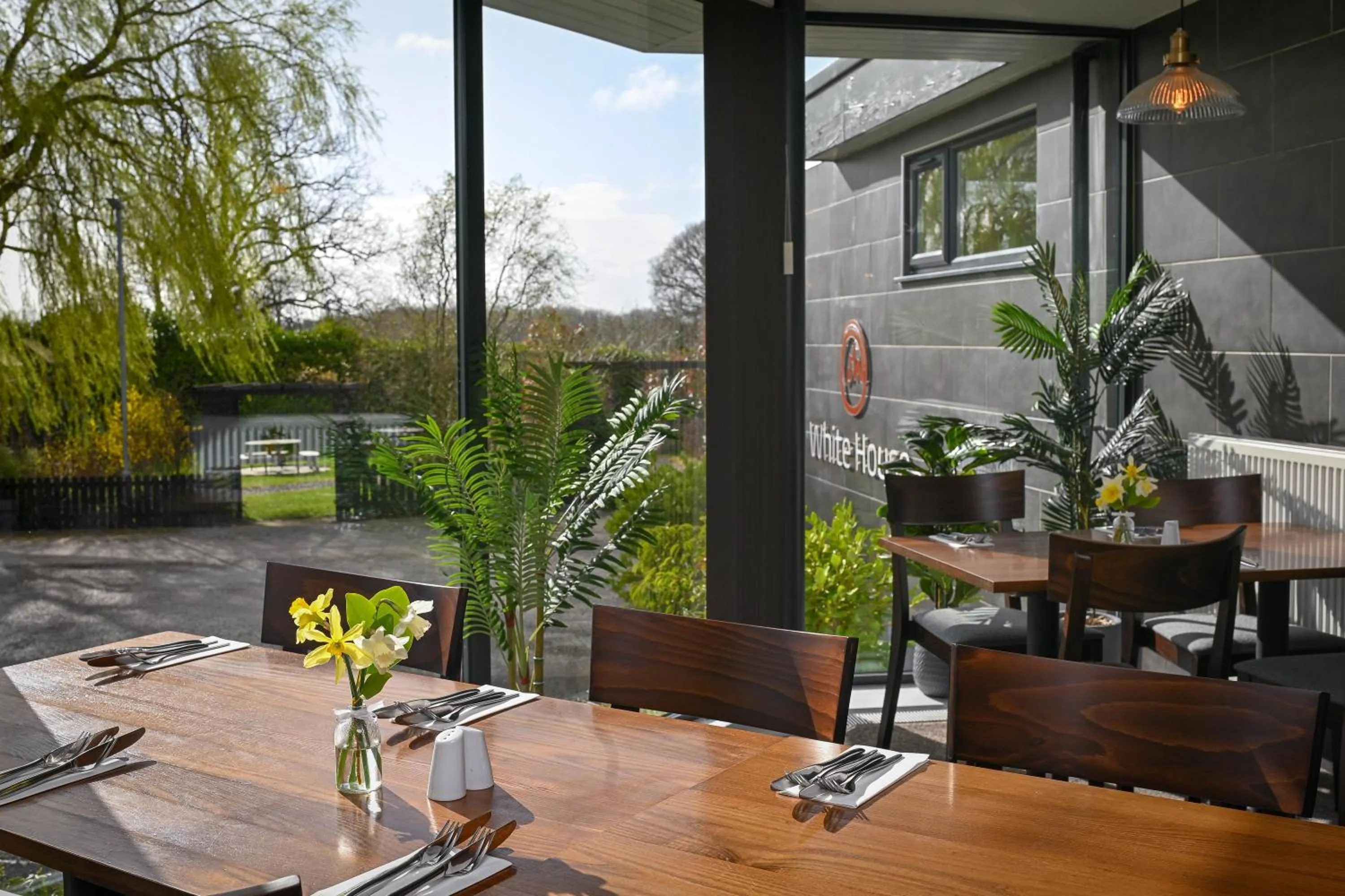 Garden view in White House