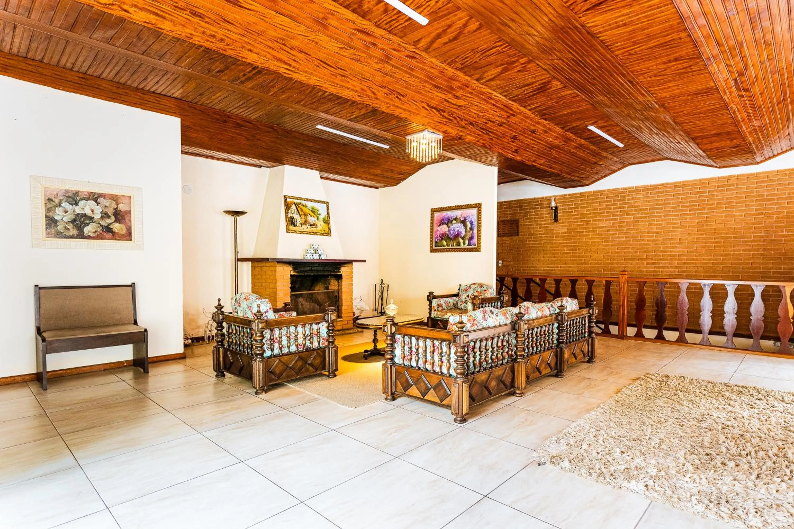 Living room in VELINN Pousada Flores do Capivari
