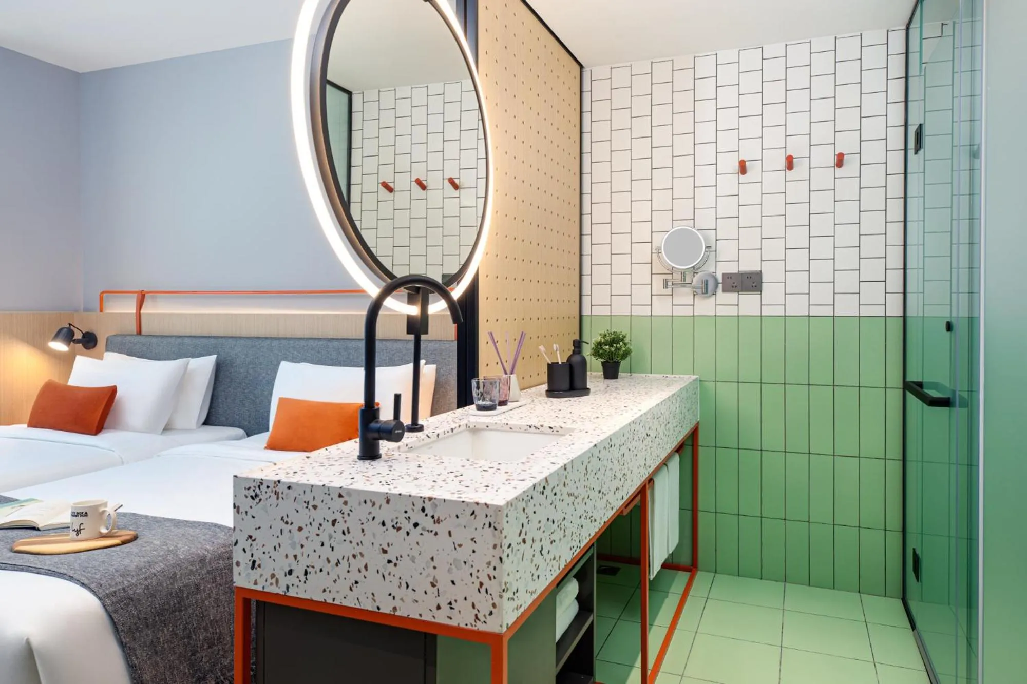 Photo of the whole room in lyf Mid-Town Hangzhou