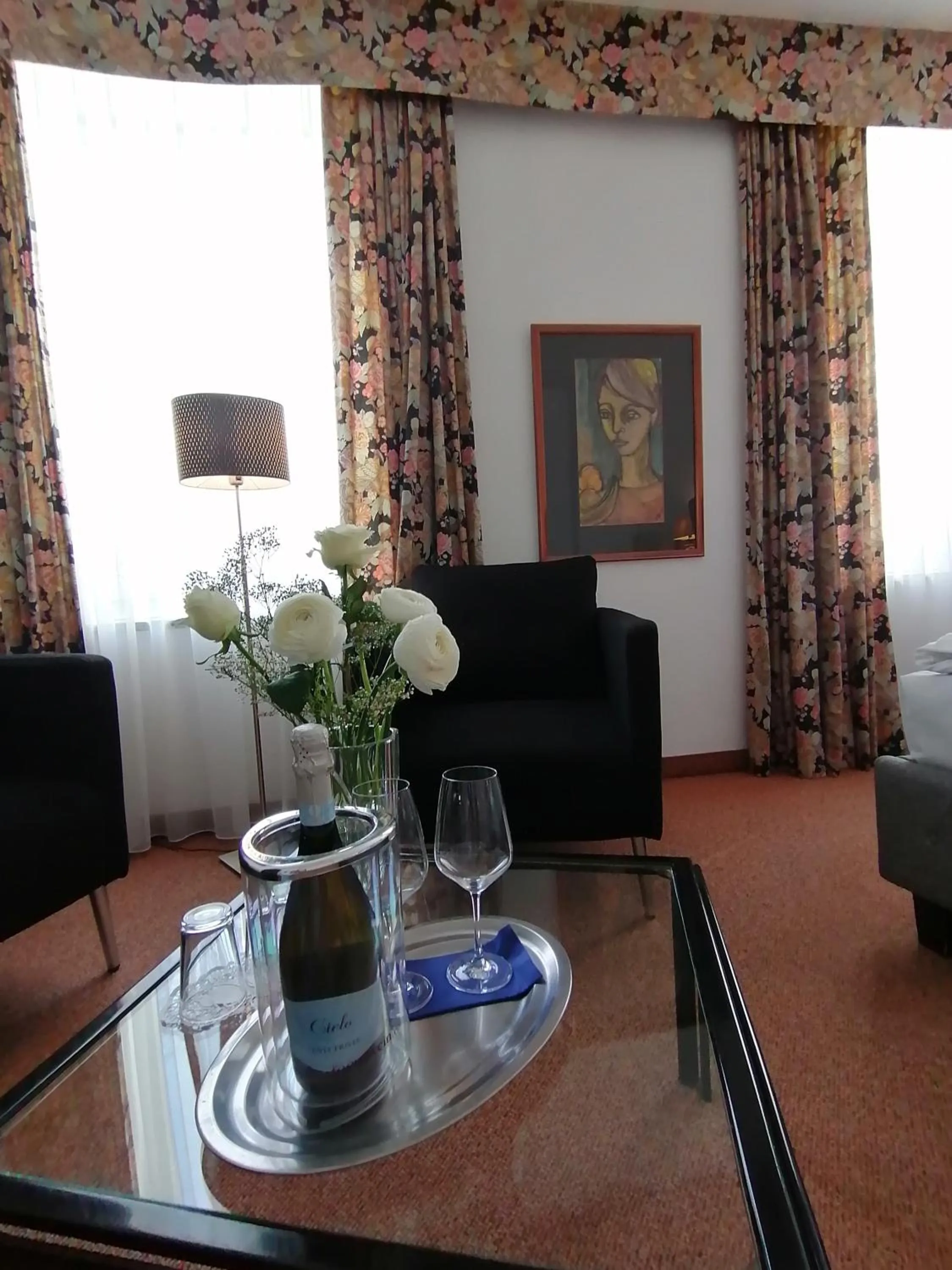 Seating area in Hotel Wendelstein